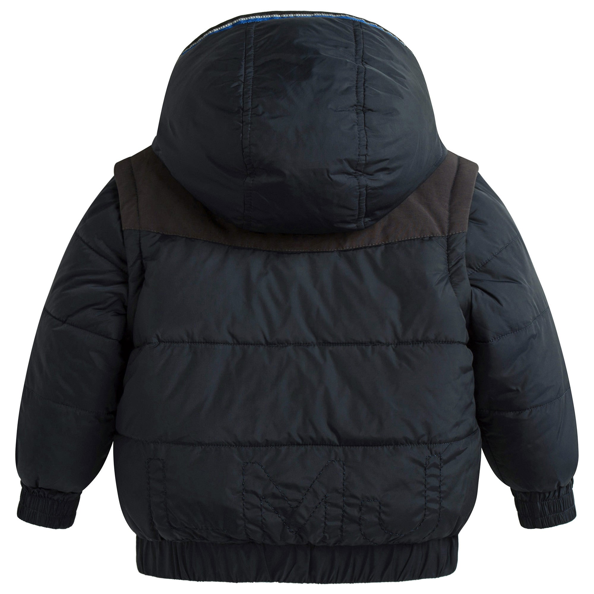 Boys Black & Blue Reversible Cotton Jacket