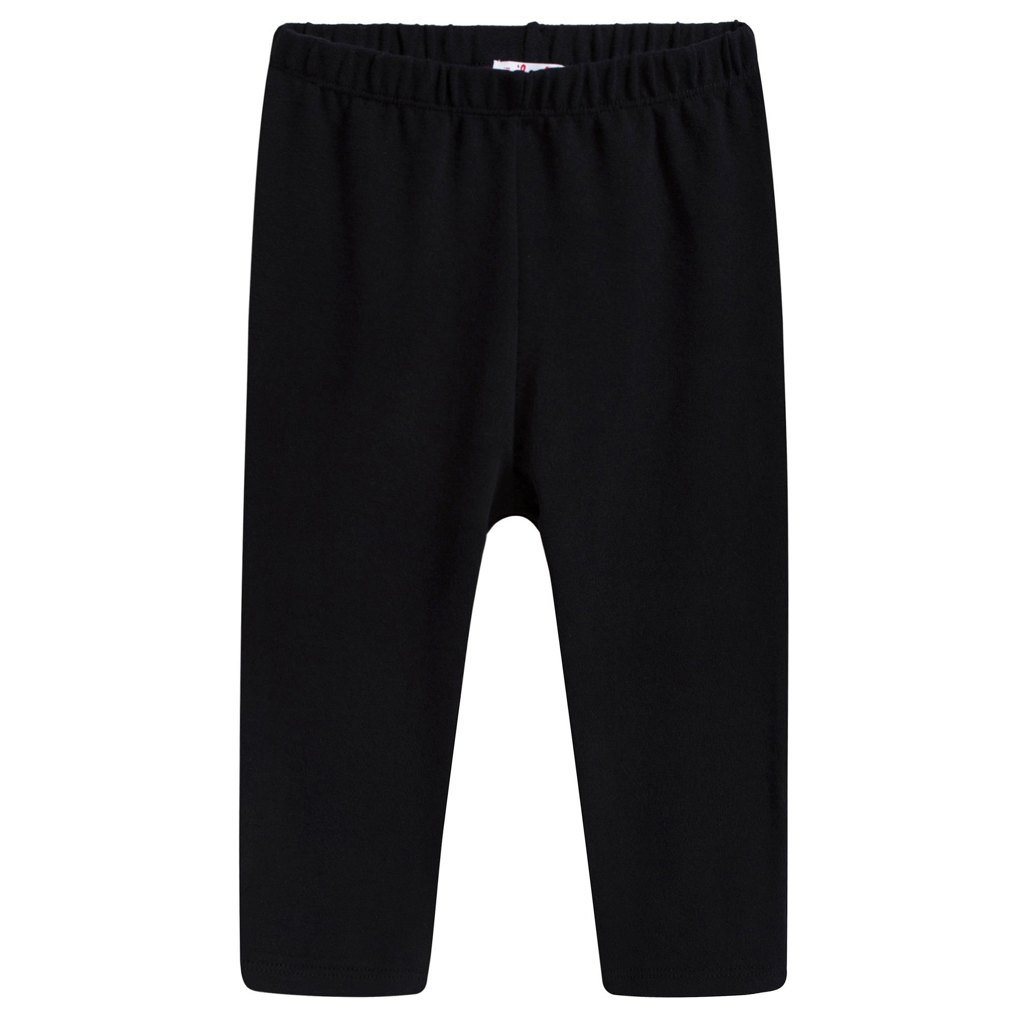 Girls Black Cotton Trousers