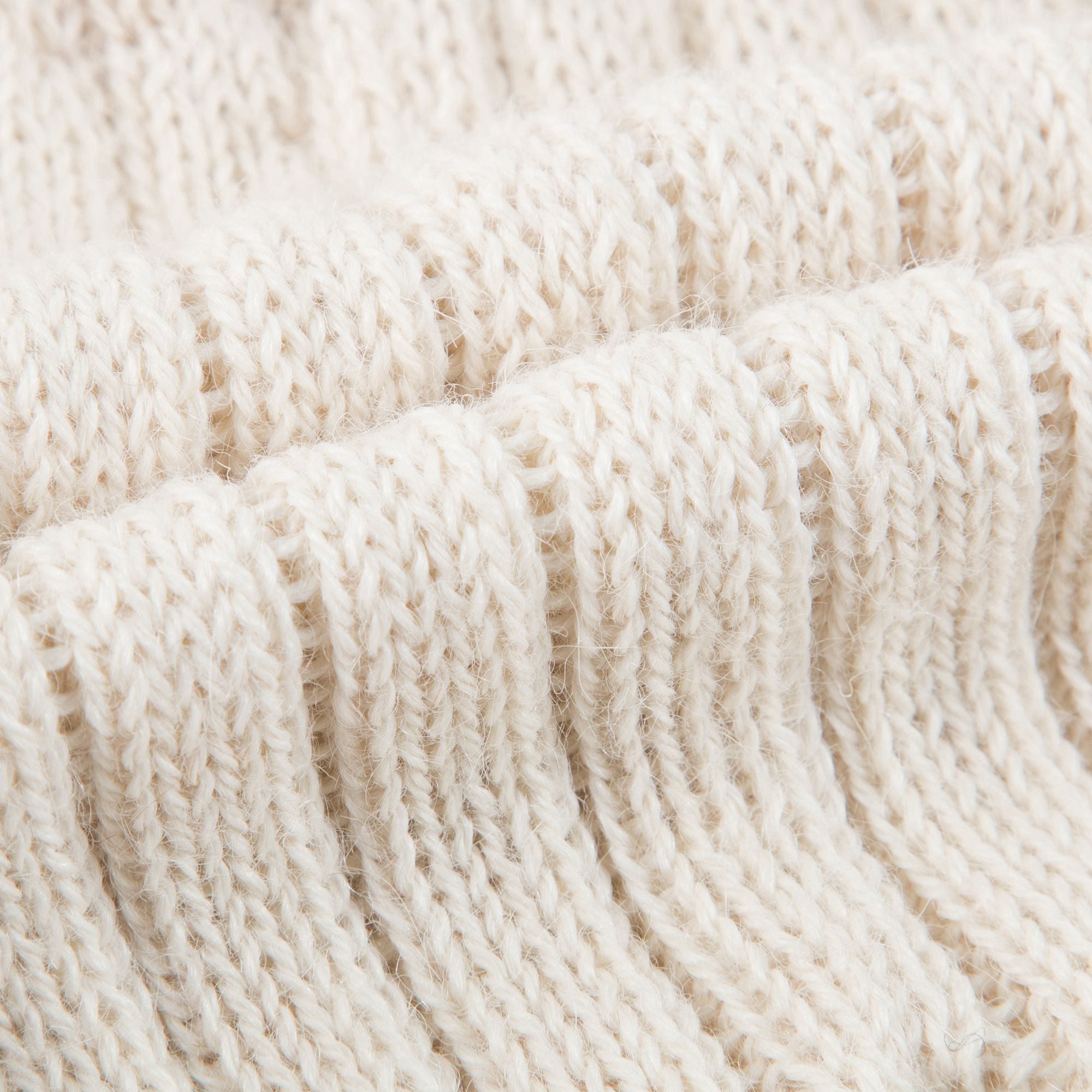 Baby White Alpaca Wool Trousers