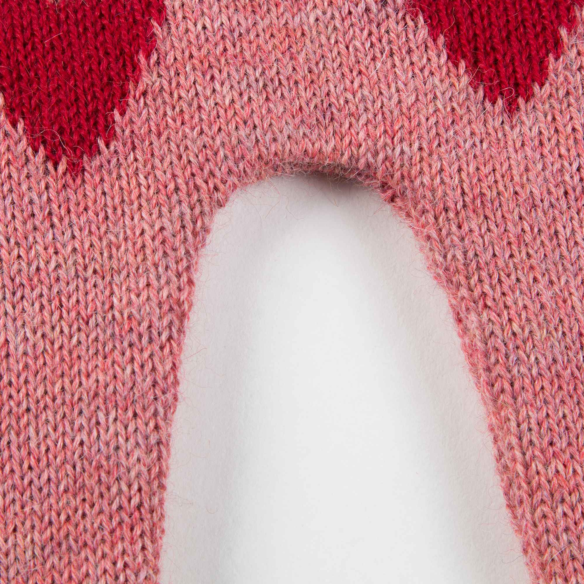 Baby Rose Pink Heart Alpaca Wool Trousers