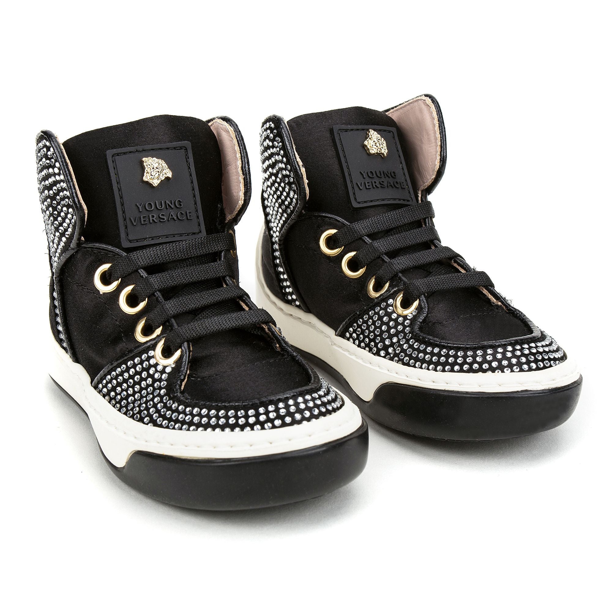 Boys Block&Gold Surface High Top Shoe