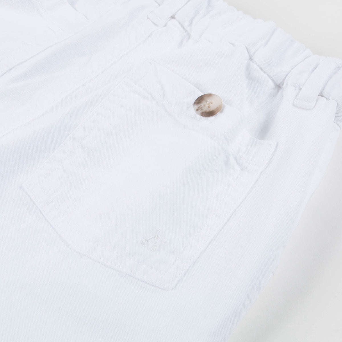 Jean blanc pour fille