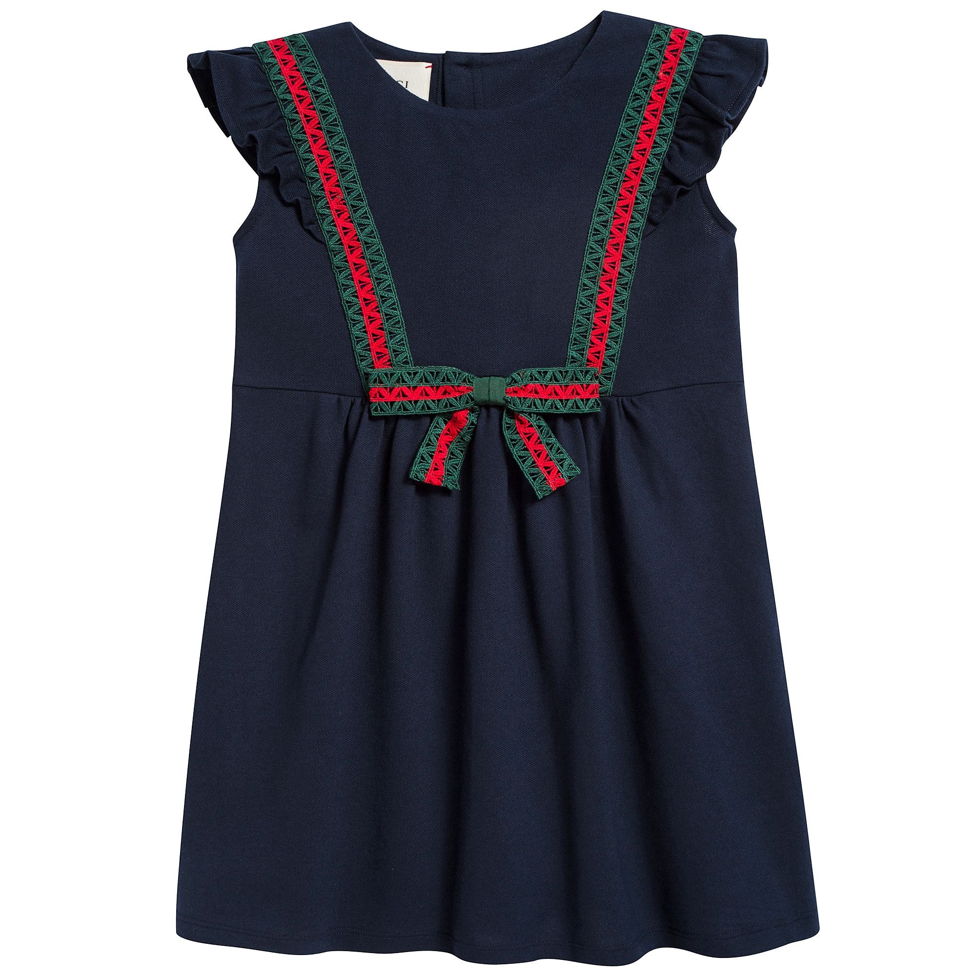 Girls Blue Cotton Dress