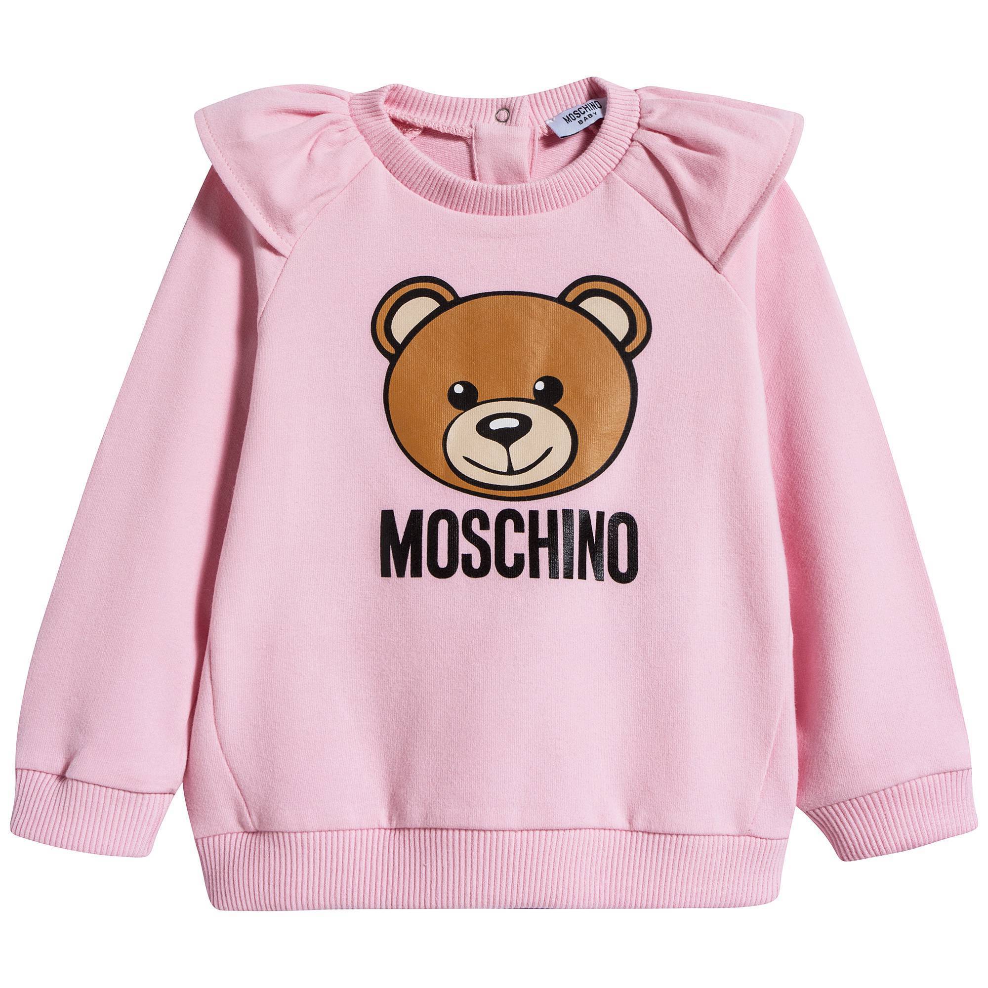 Baby Girls Rose Cotton Sweatshirt