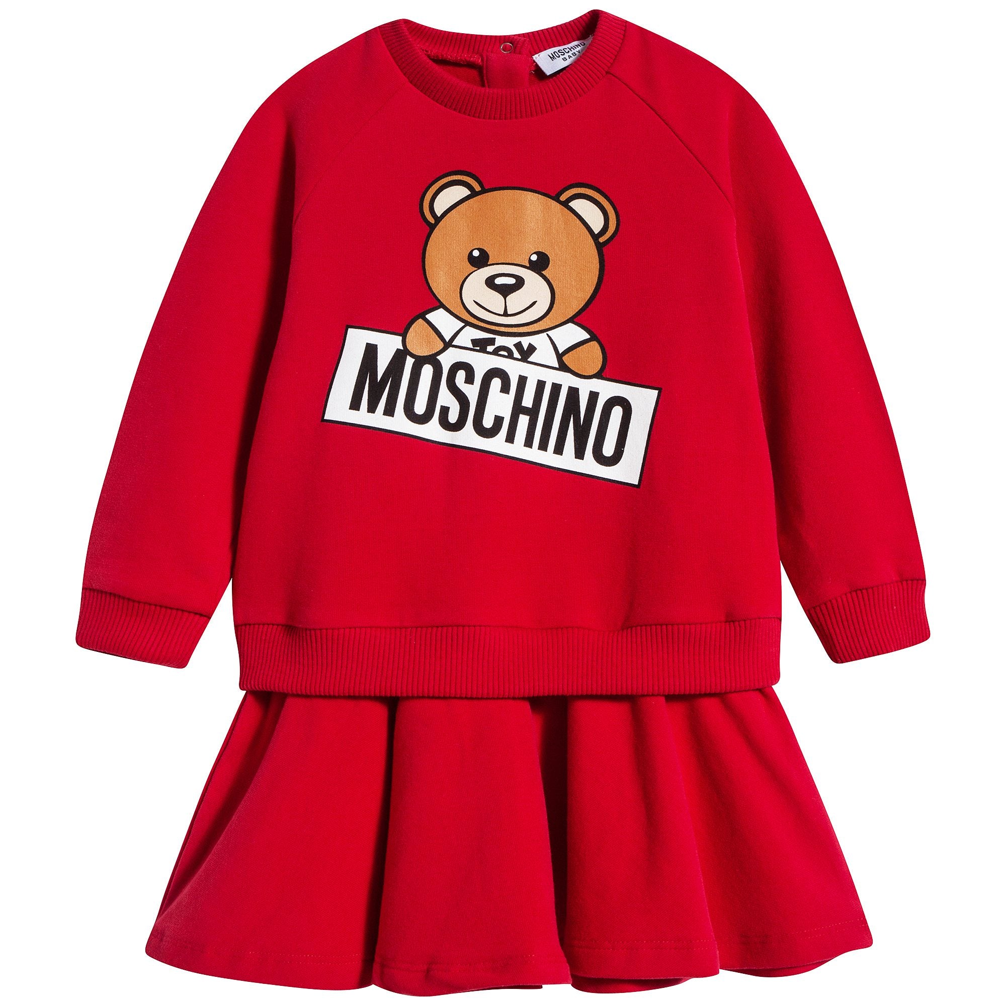 Baby Girls Poppy Red Cotton Dress