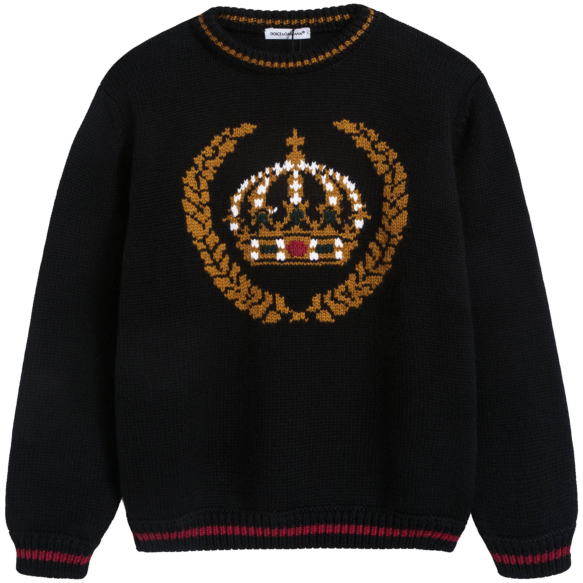 Boys Black Sweater