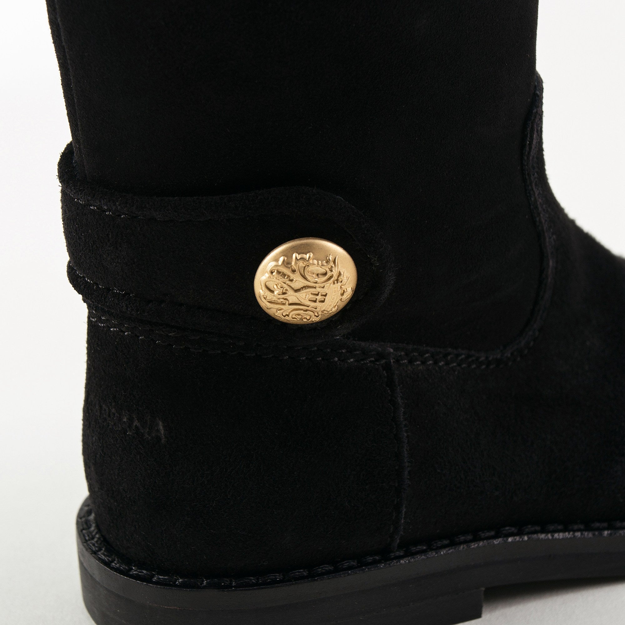 Girls Black High-help Boots Shoes