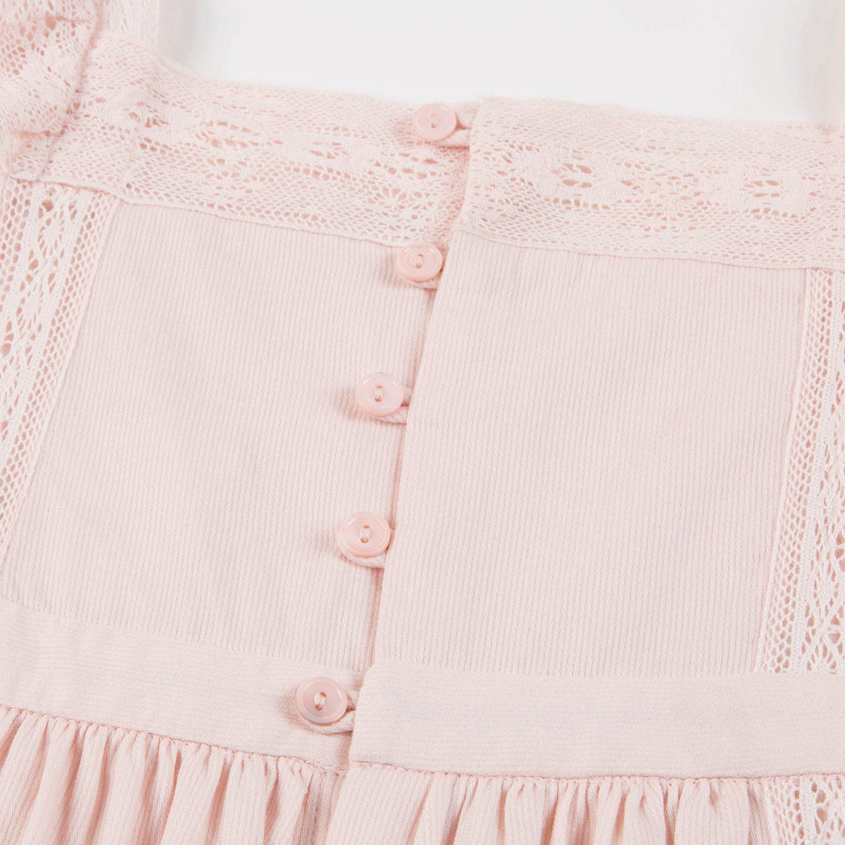 Robe bustier rose pour petite fille