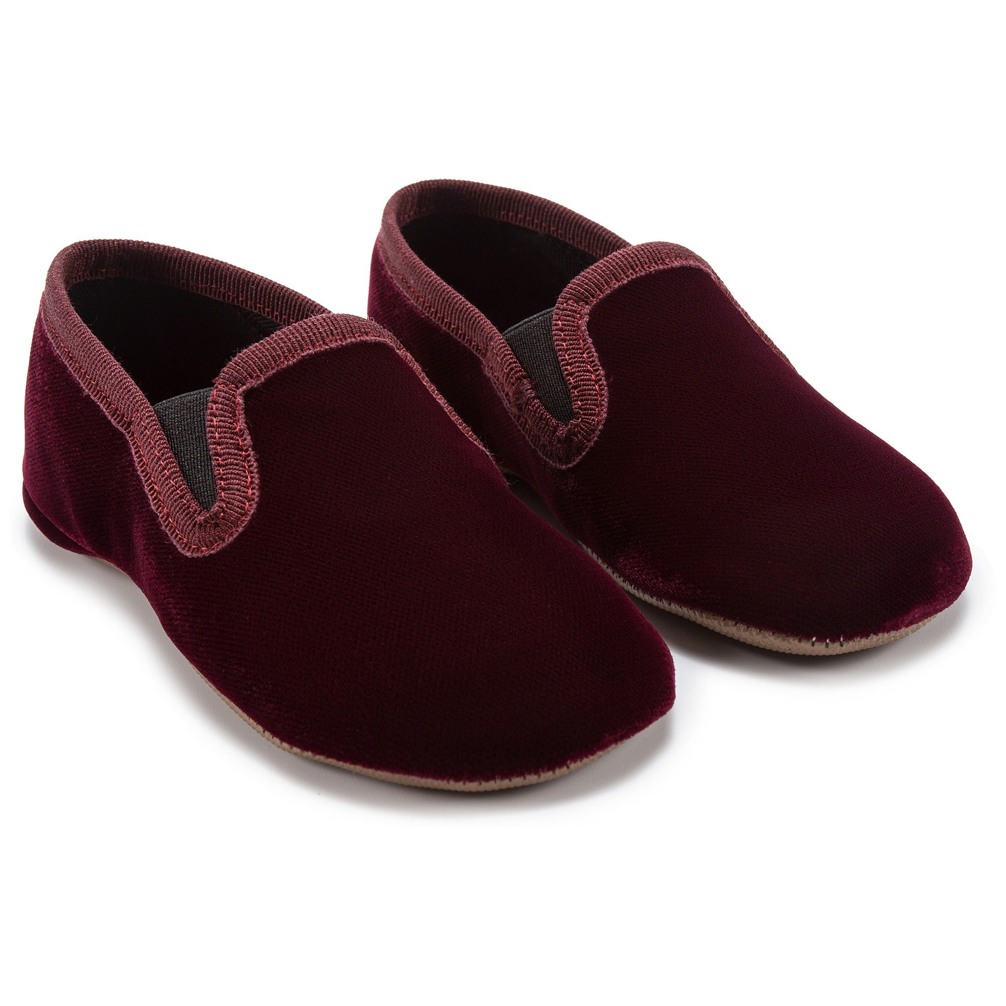 Girls Bordeaux Velluto Shoes