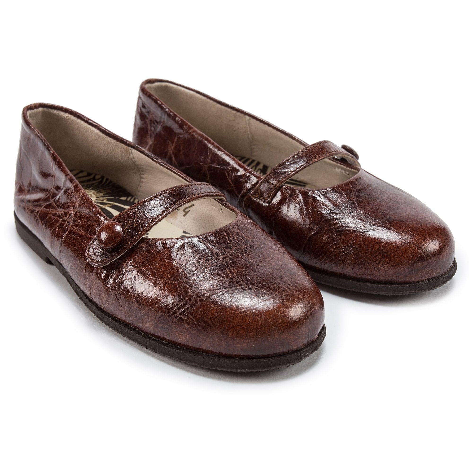 Girls Cappuccino Gleam Shoes
