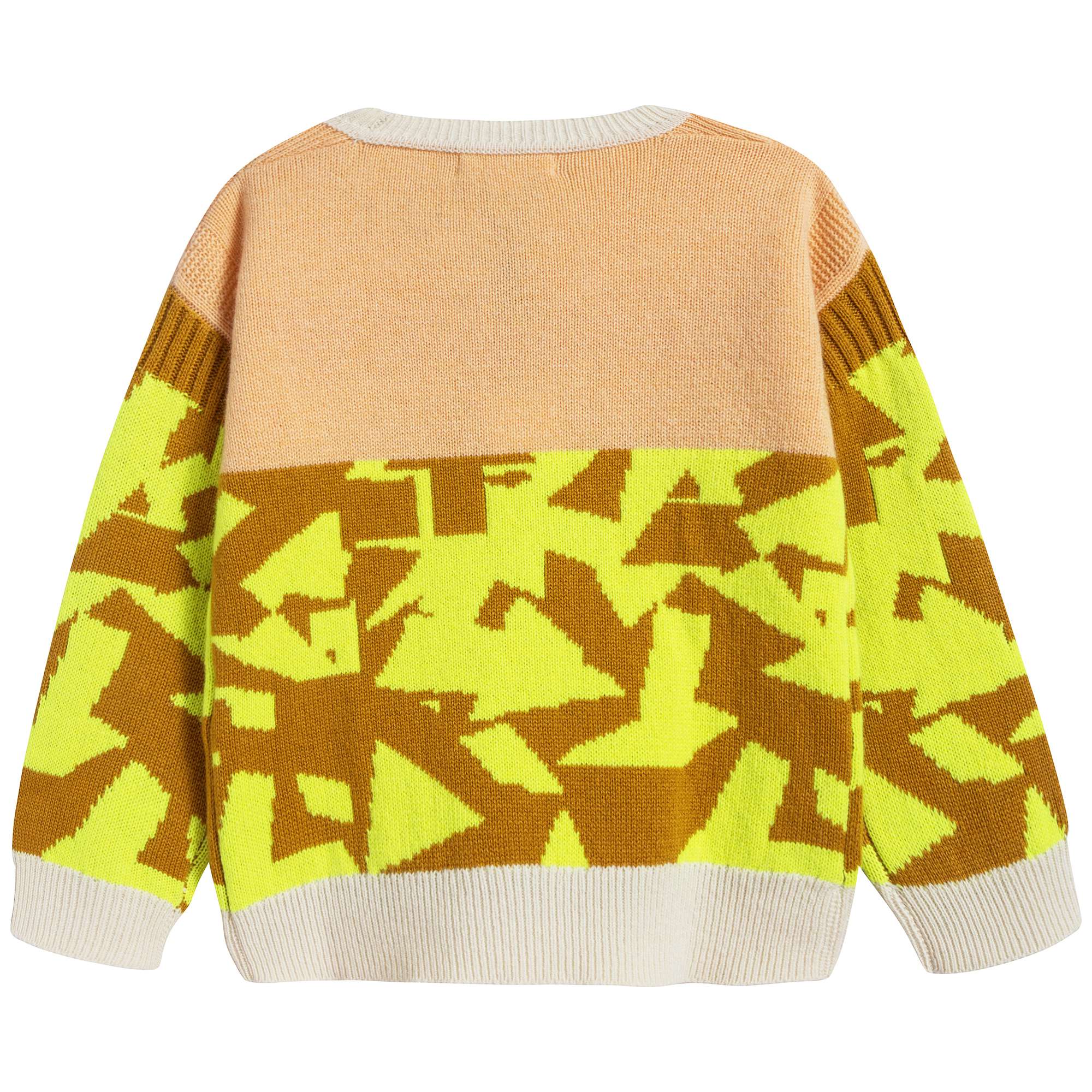 Girls Peach Logo Sweater