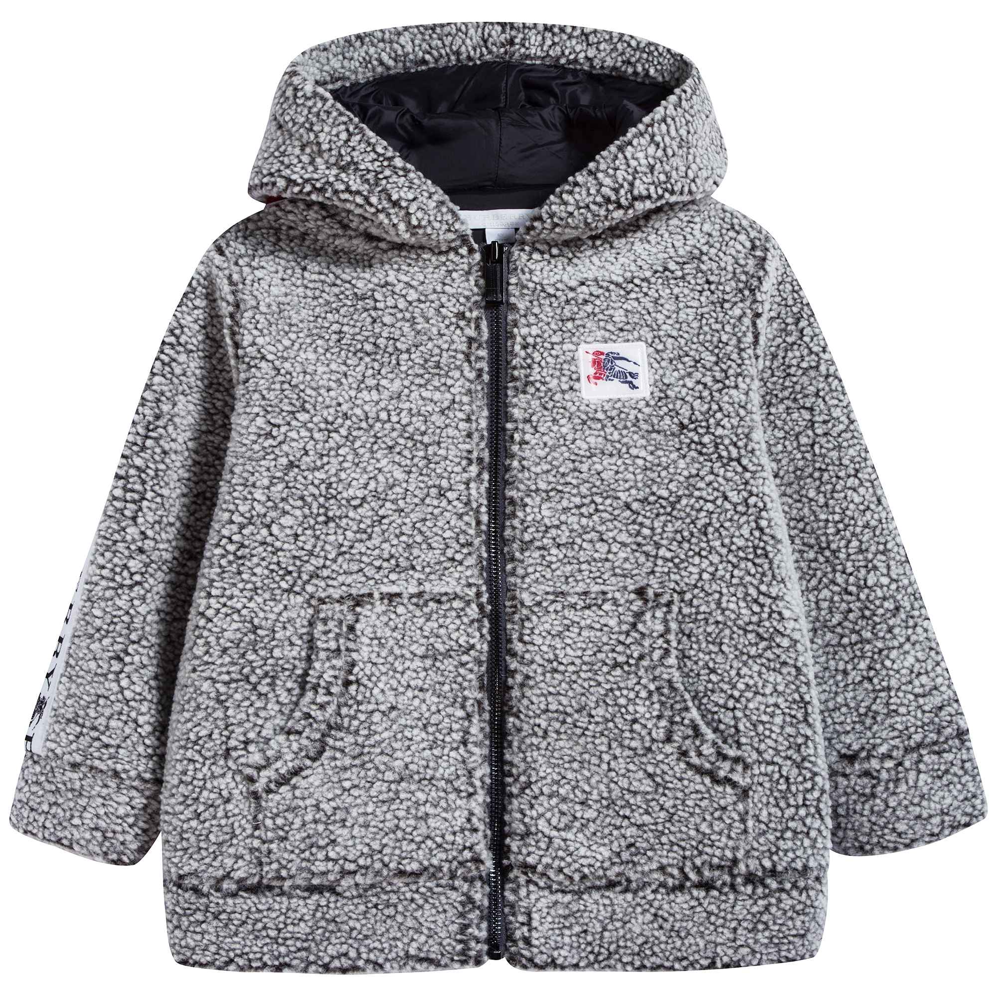Boys Grey Melange Cotton Cardigan