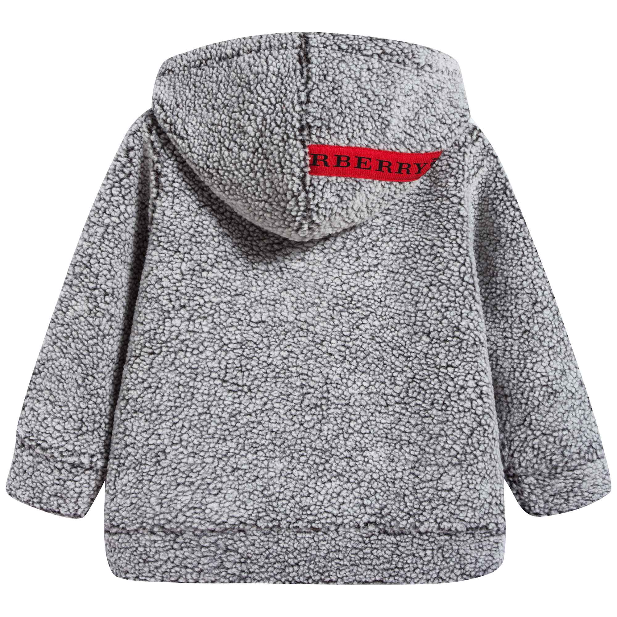 Boys Grey Melange Cotton Cardigan