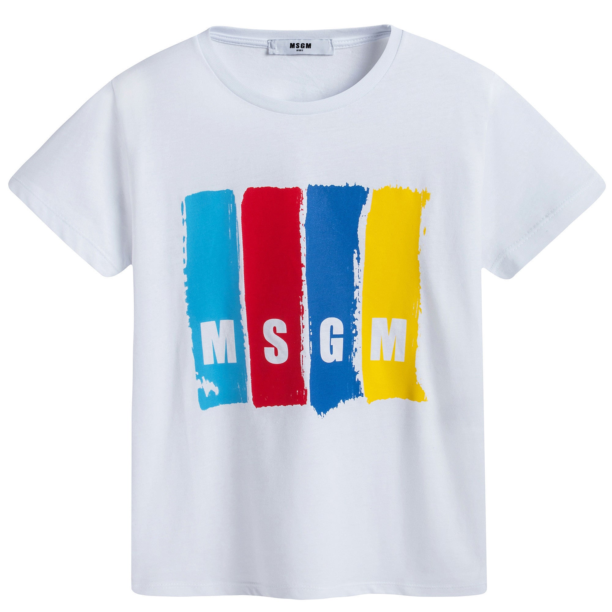 Boys White Logo Jersey T-shirt