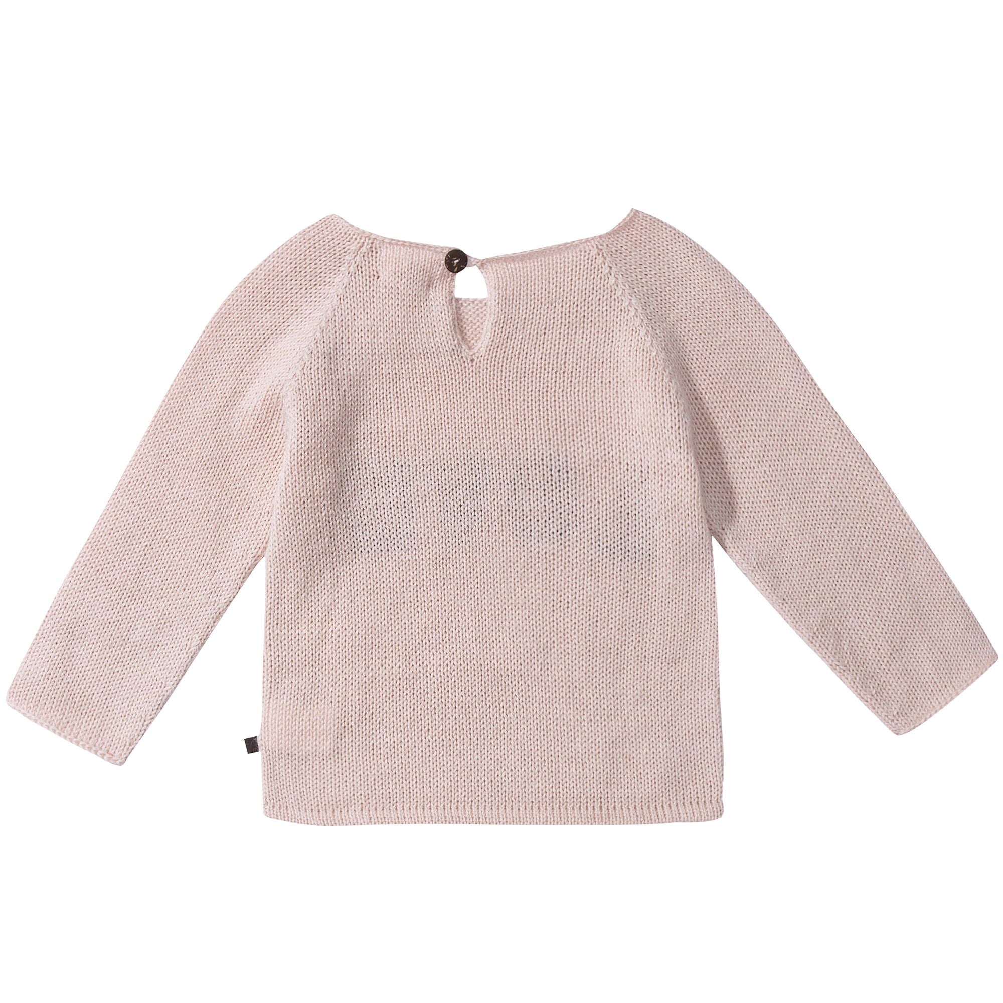 Baby Light Pink Love Alpaca Sweater