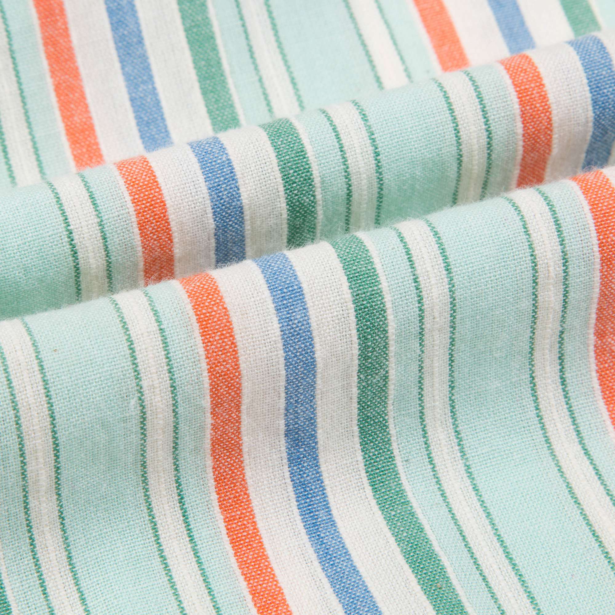 Baby Girls Multi Stripe Cotton Woven Dress