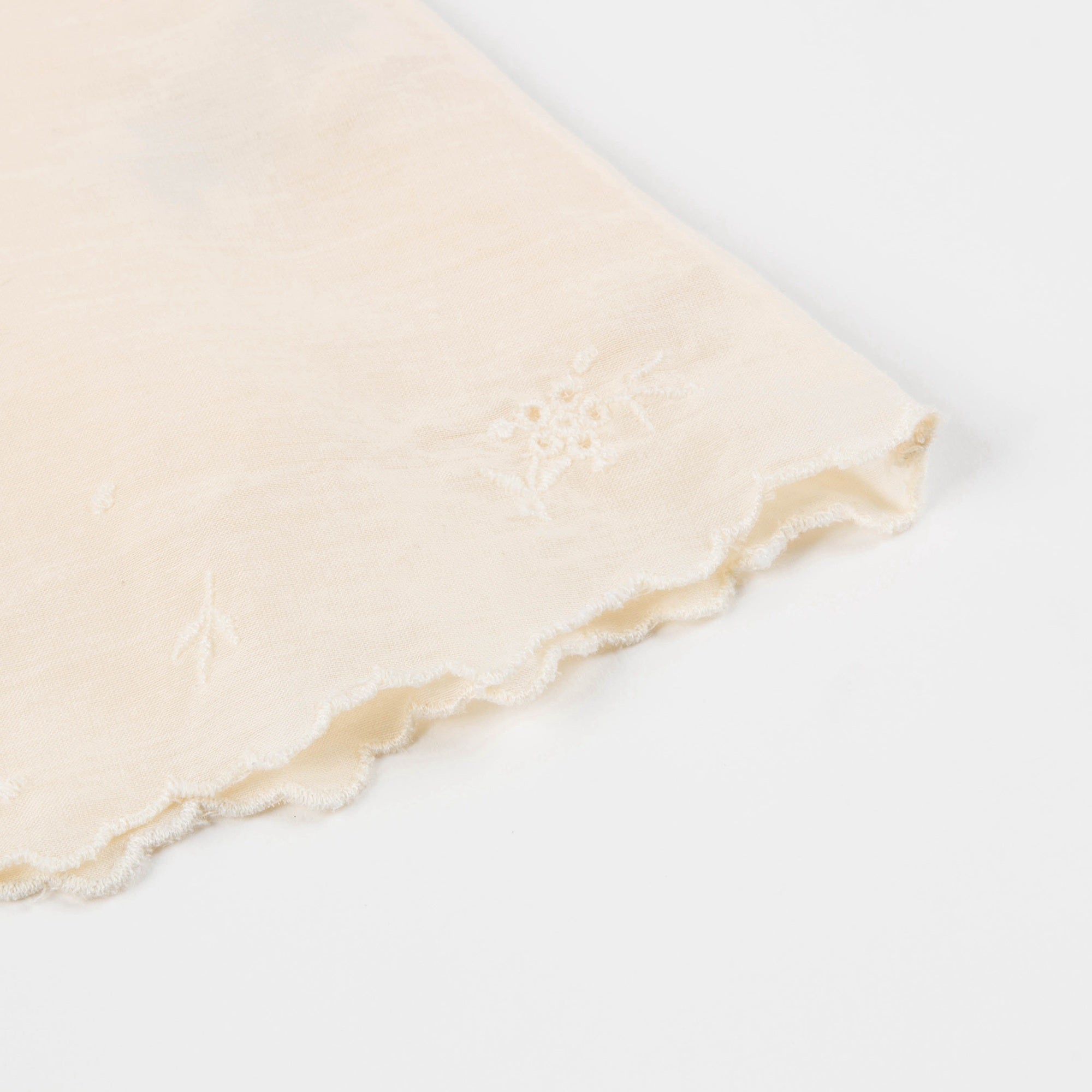 Baby Girls Pale Yellow Cotton Woven Top