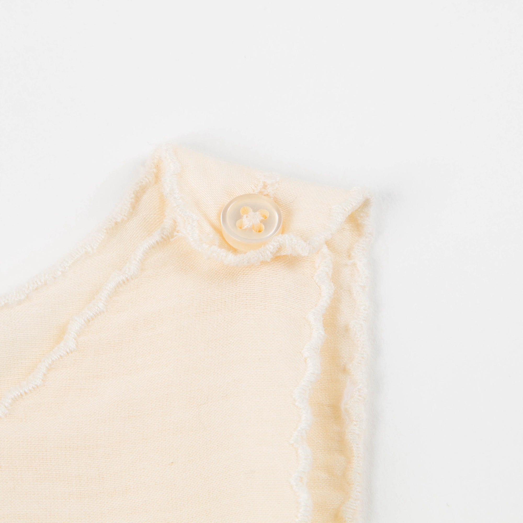 Baby Girls Pale Yellow Cotton Woven Top
