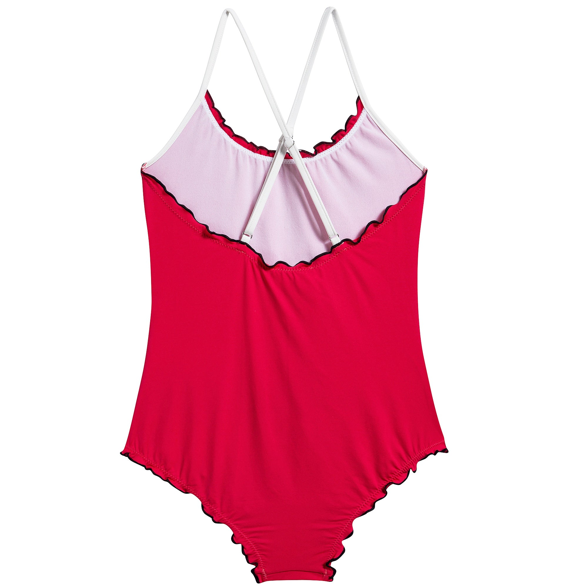 Girls Red "Costume Da Bagno Lntero" Swimwear