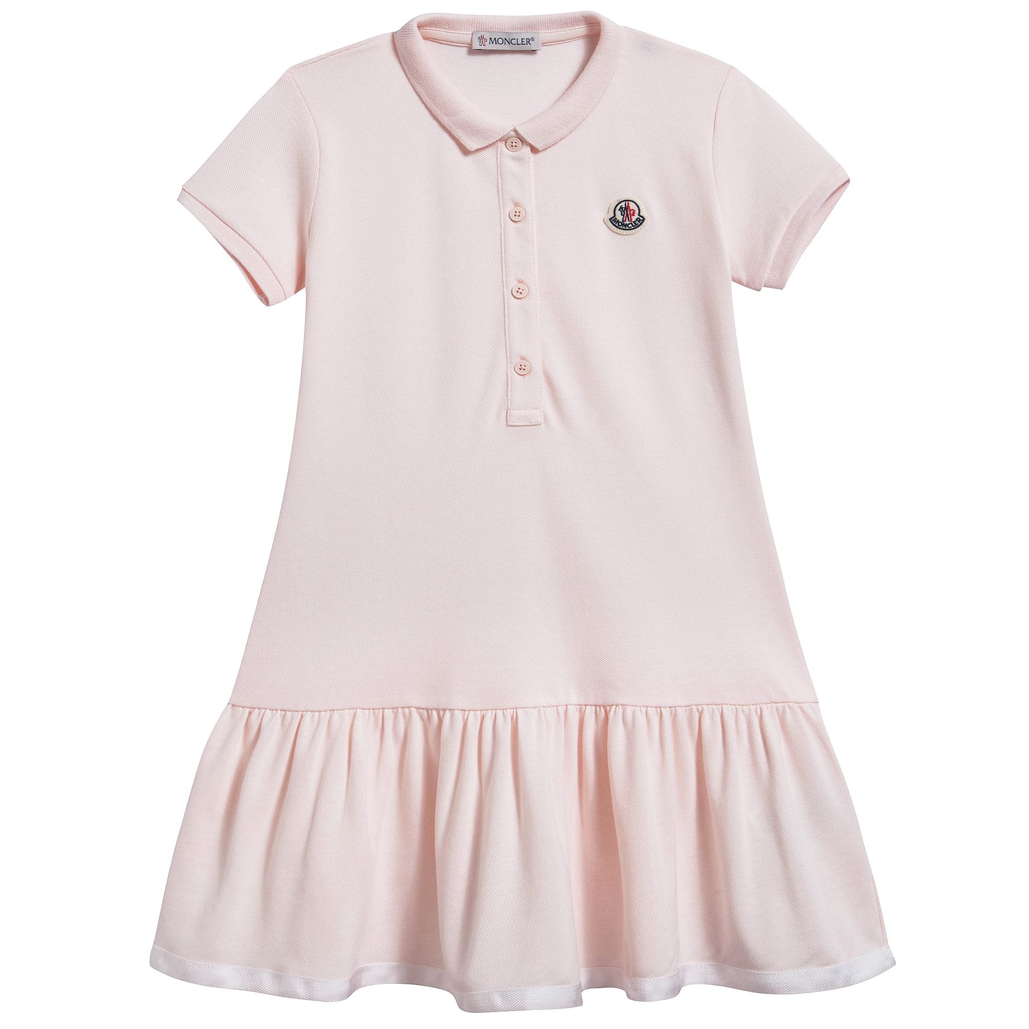 Girls Pink "Abito Maniche Corte" Dress