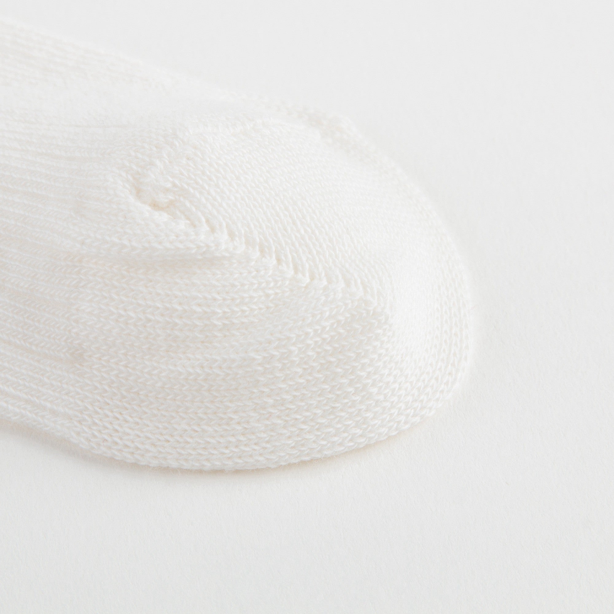 Girls Ivory Ribbed Logo Tights