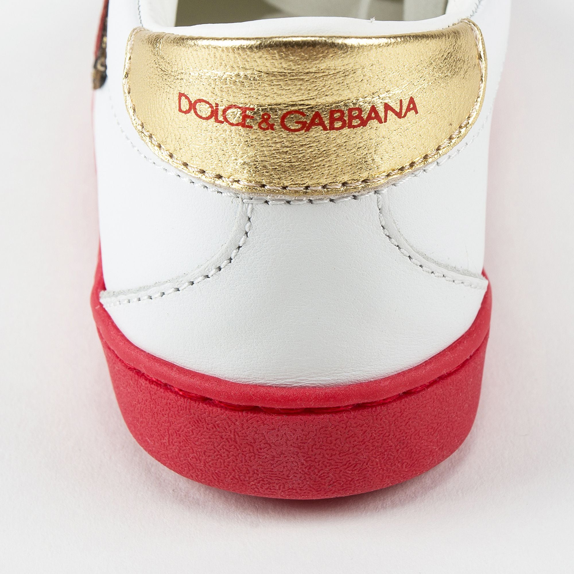 Girls White Leather "Love" Shoes