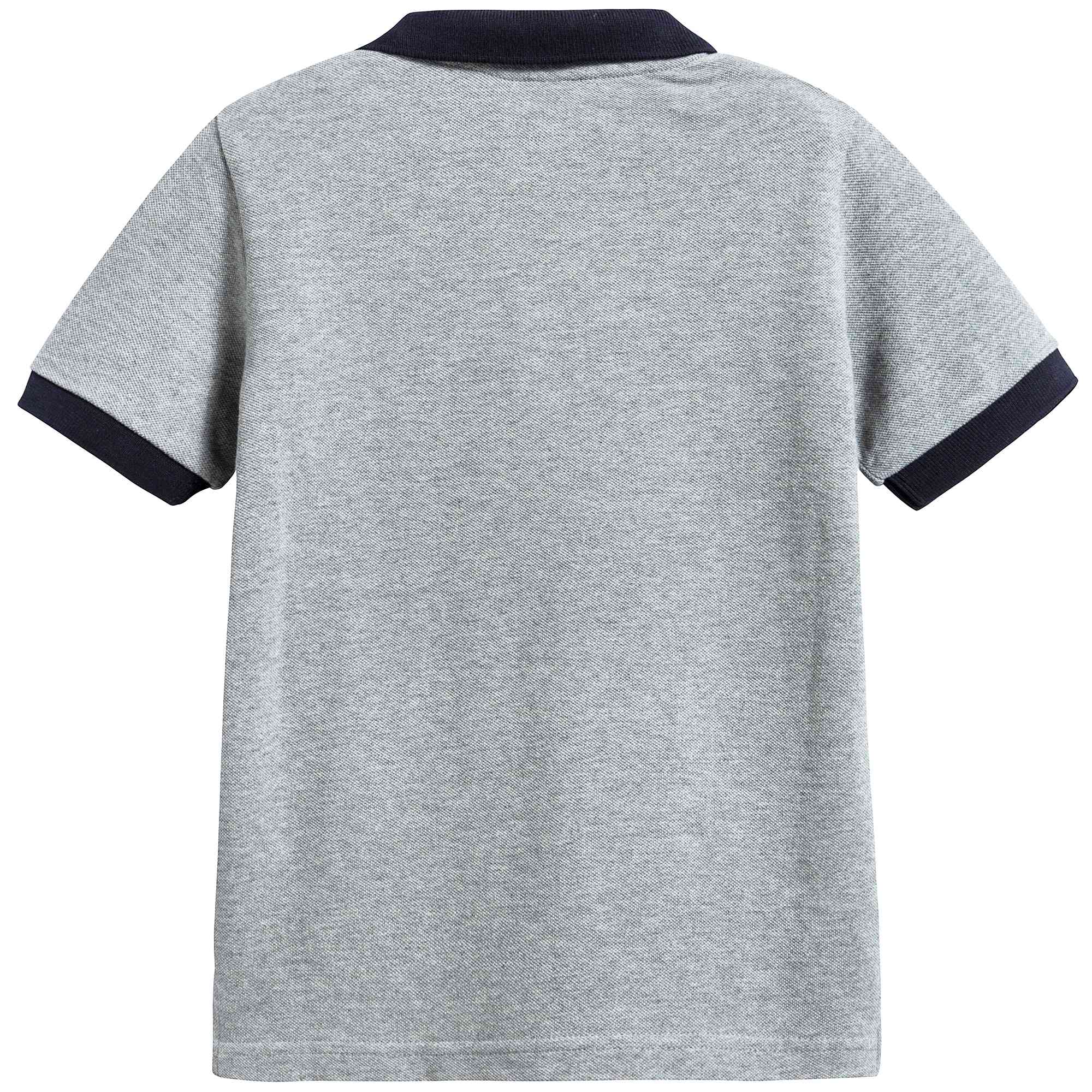 Boys Grey "Maglia Polo Manica Corat" T-shirt