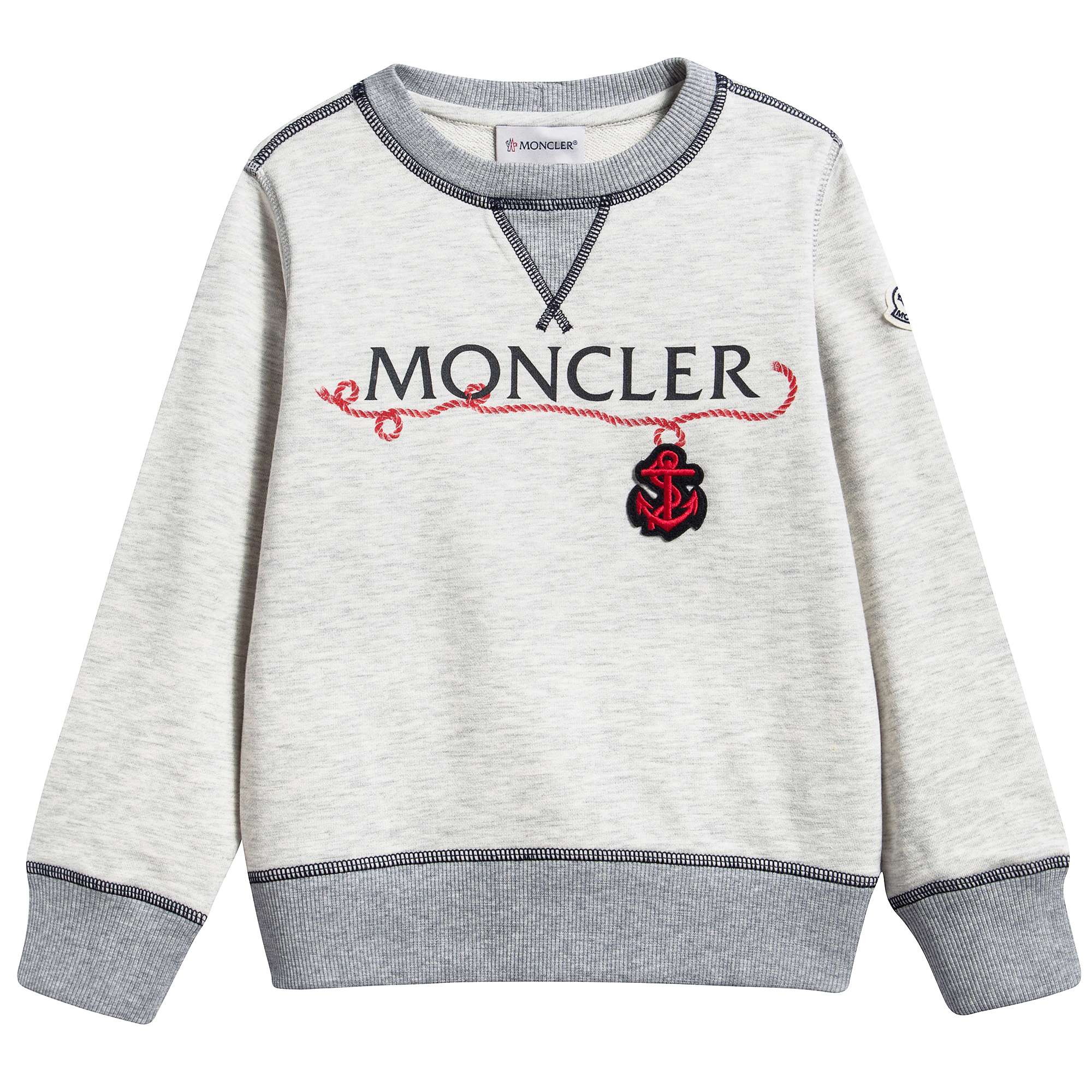 Boys Grey "Maglia Girocollo" Sweatshirt