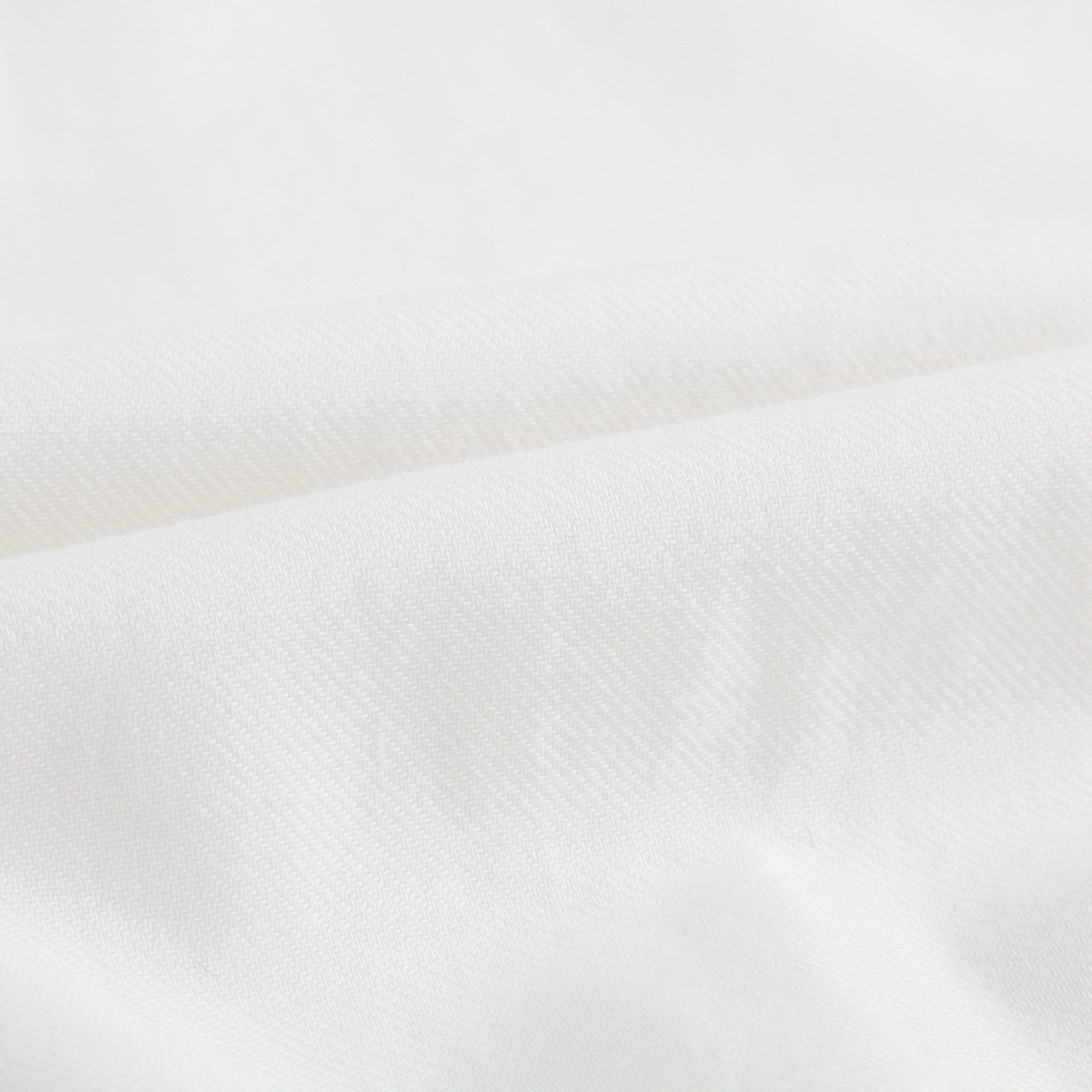 Baby Girls Ivory Cotton Blouse With Ruffle