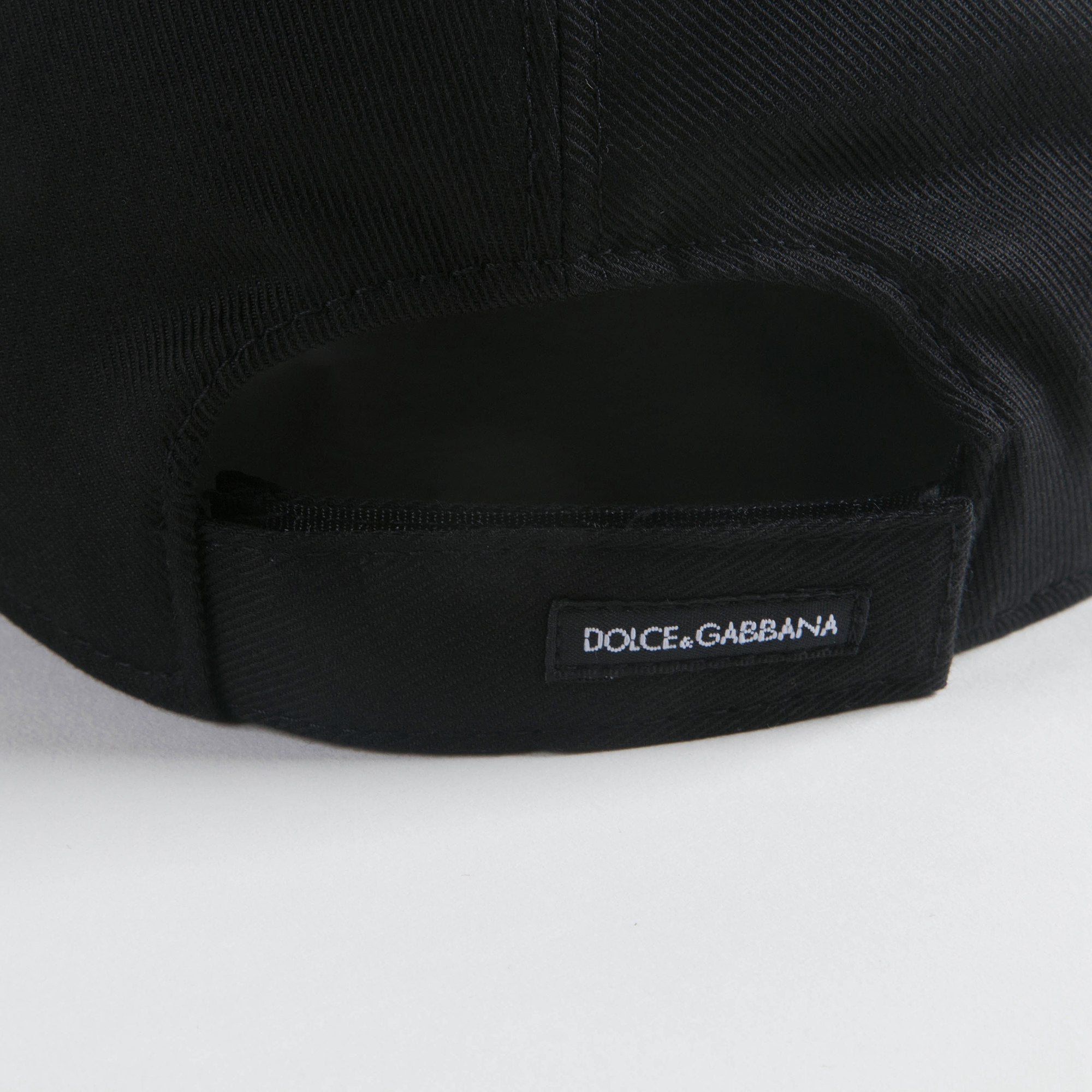 Boys & Girls Black Logo Printed Cotton Cap