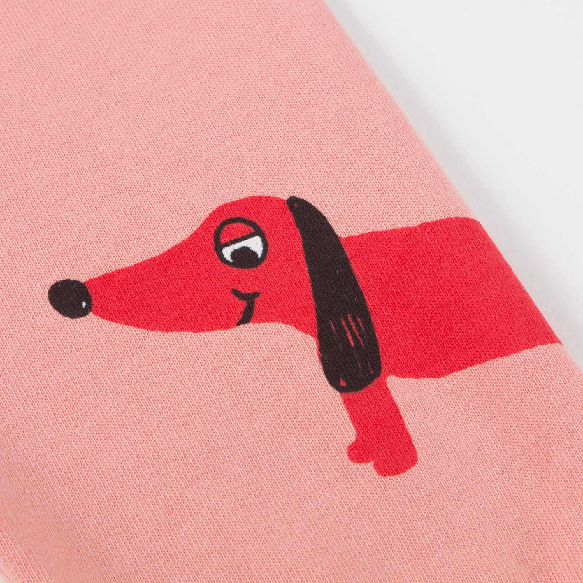 Girls Pink Organic Cotton 鈥淒og鈥?Trousers