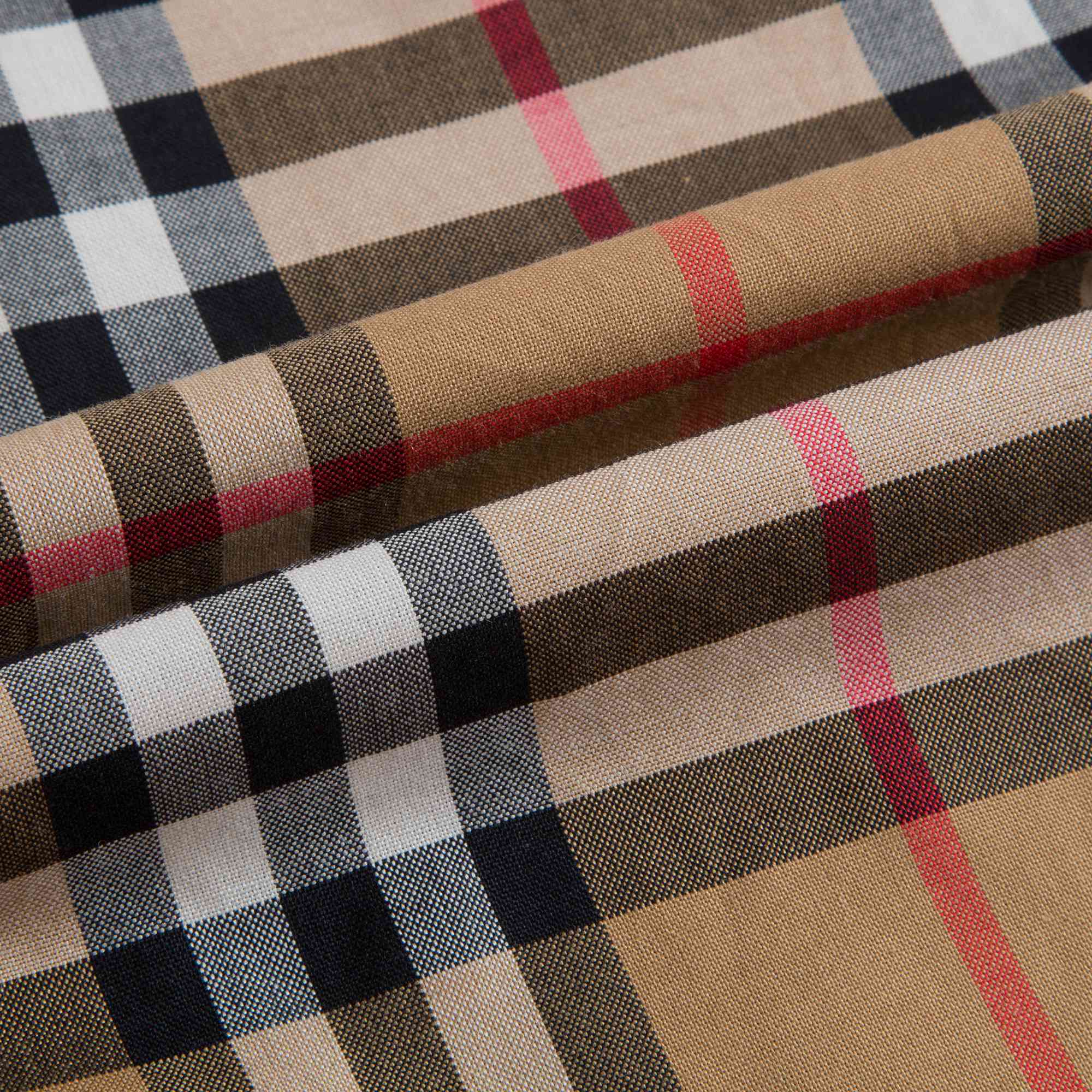 Baby Boys Yellow Check Cotton Shirt