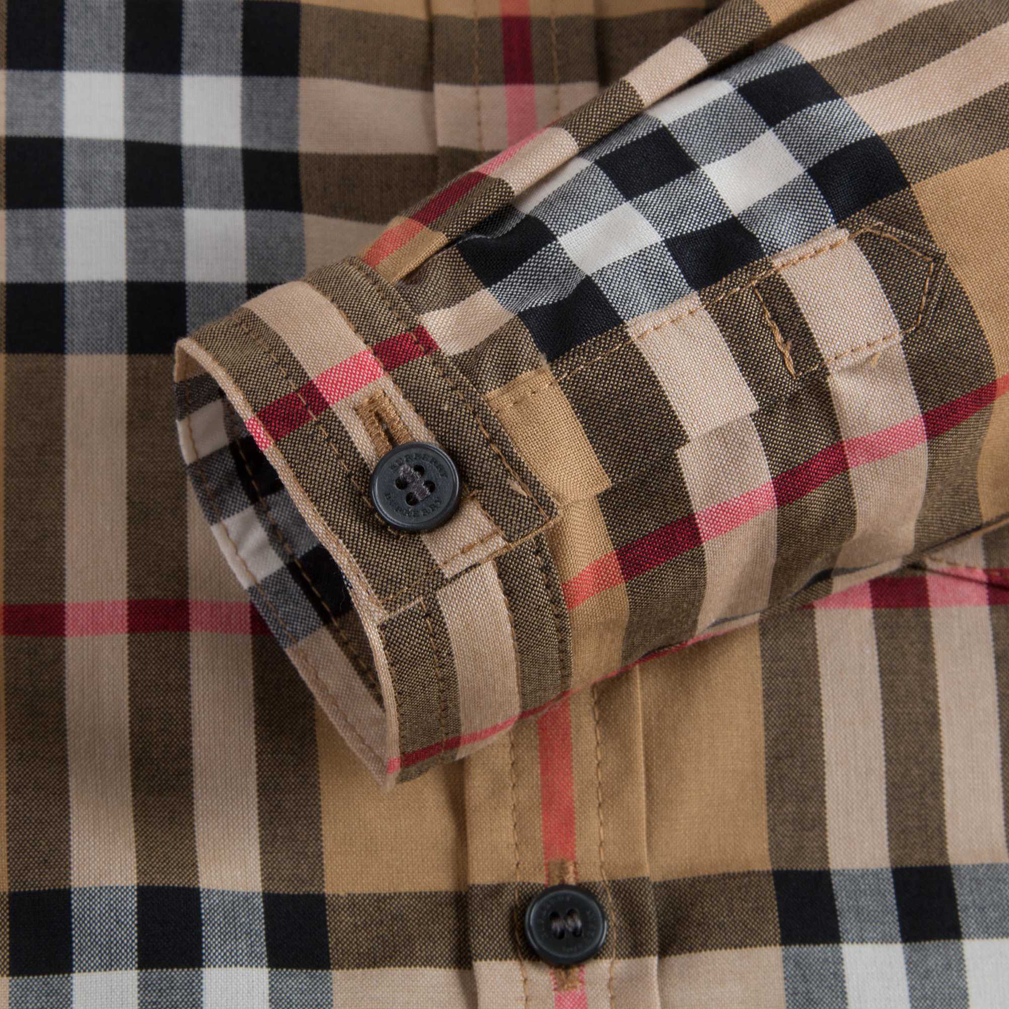 Baby Boys Yellow Check Cotton Shirt