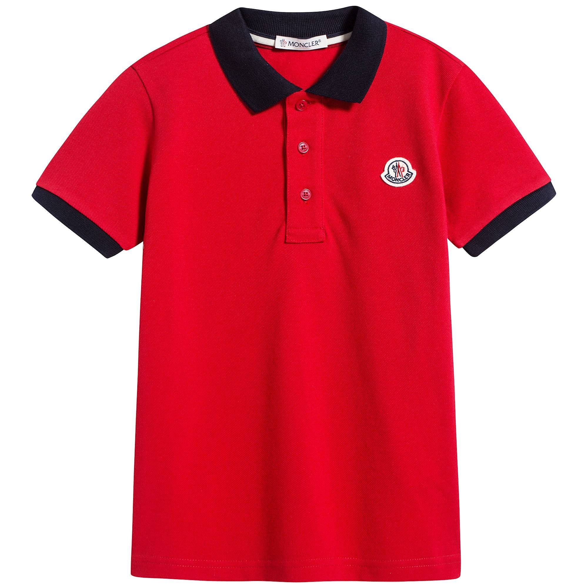 Boys Red Polo Shirt