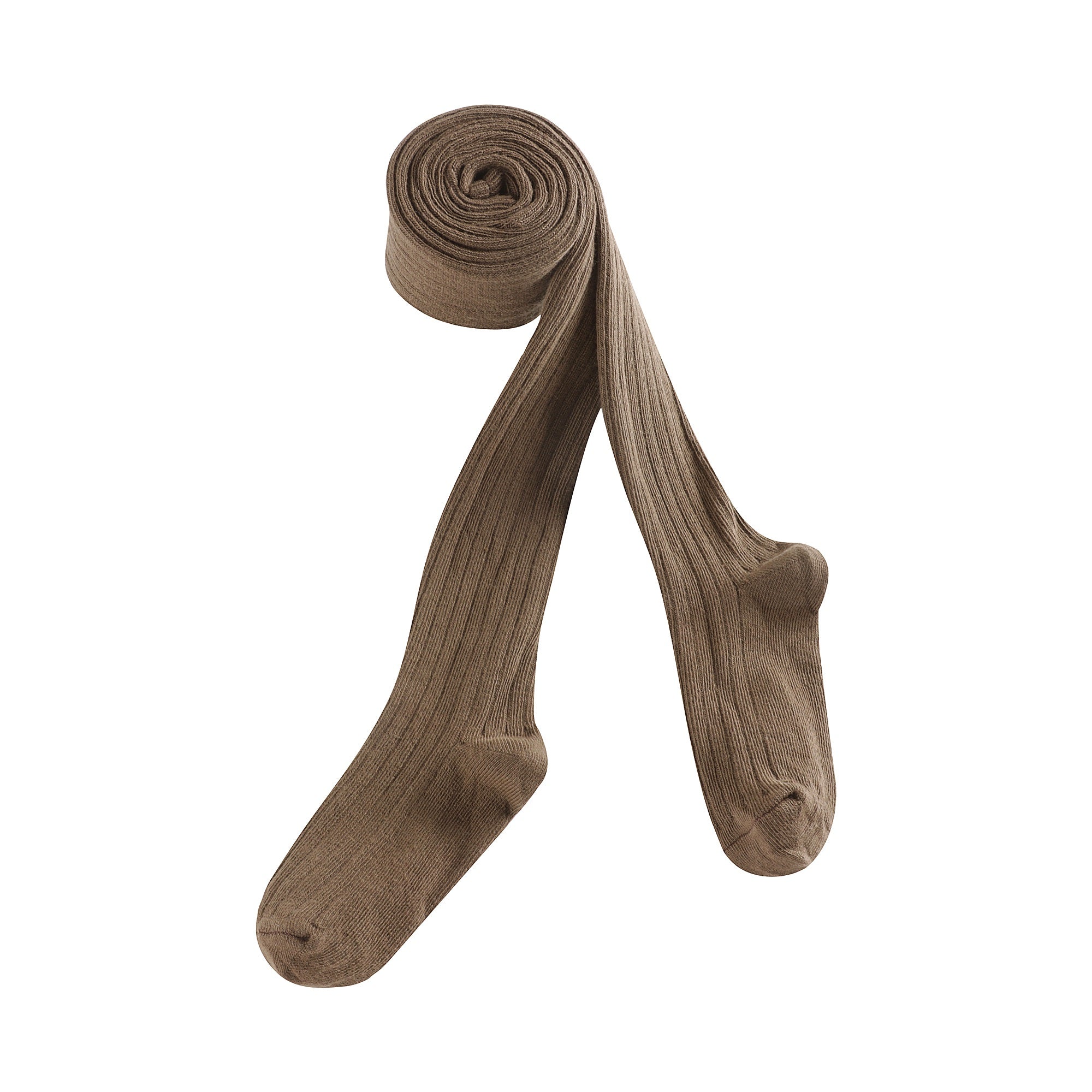 Girls Camel Cotton Tights