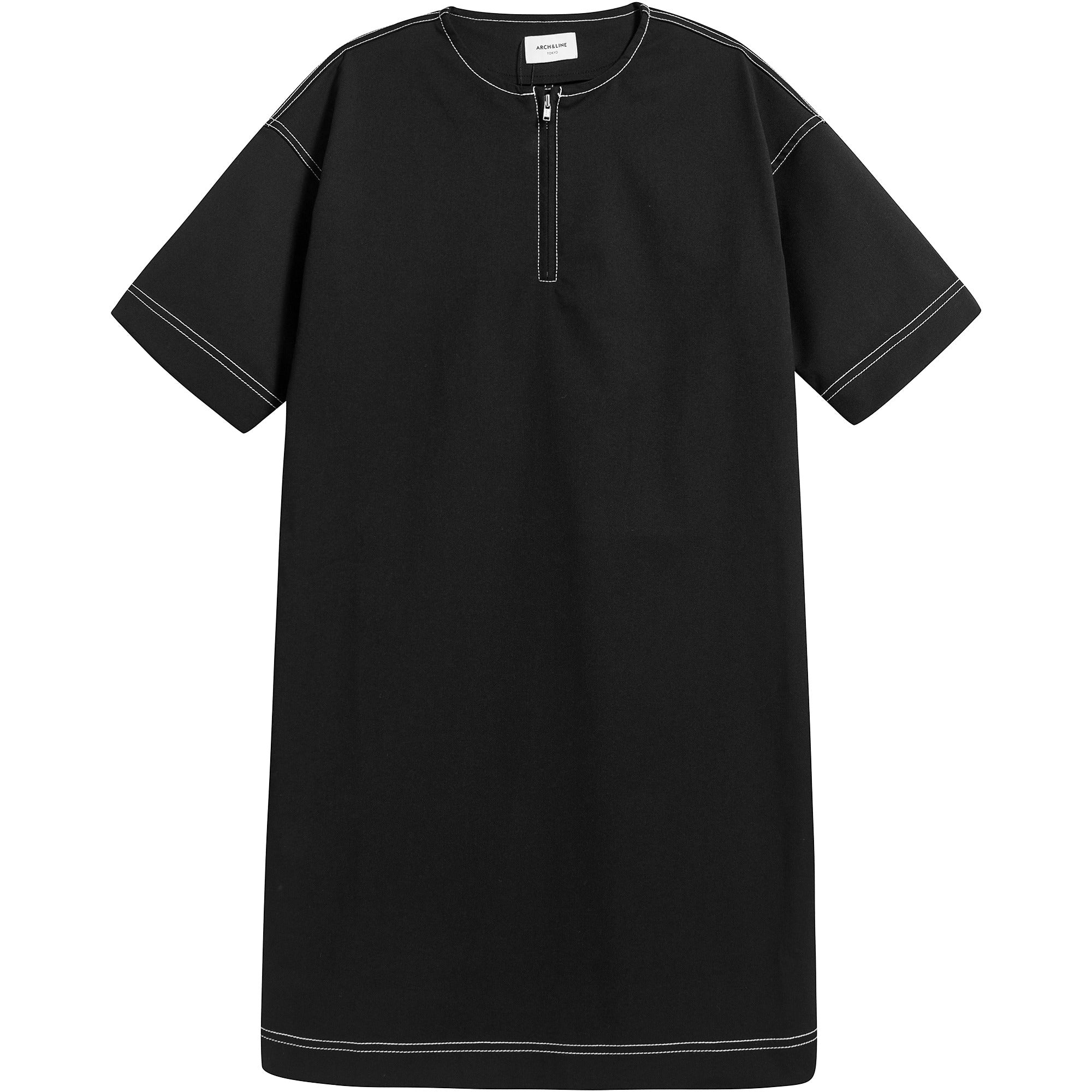 Girls Black Twill Dress