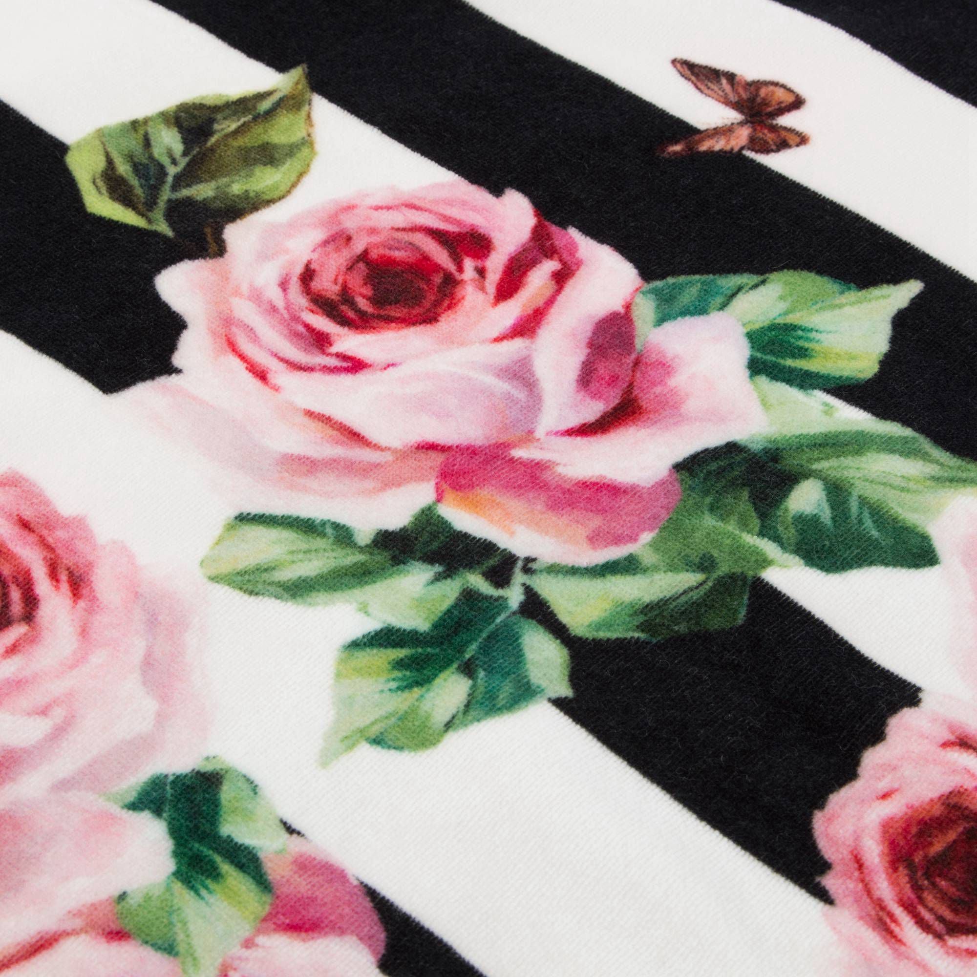 Girls Pink Flower Cotton Kerchief