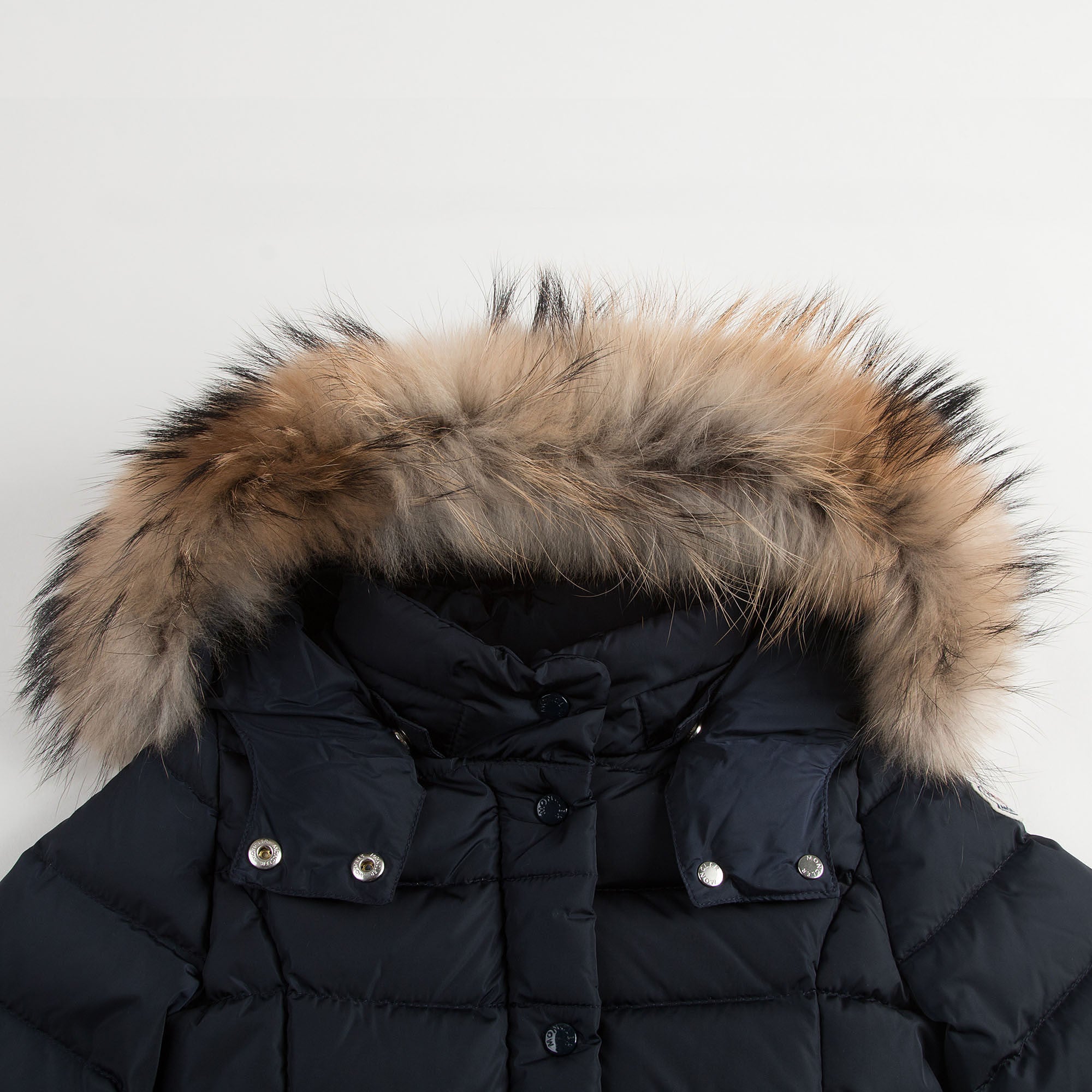 Baby Girls Navy Blue Plush Trims Hooded 'Neste'Jacket - CÉMAROSE | Children's Fashion Store - 5