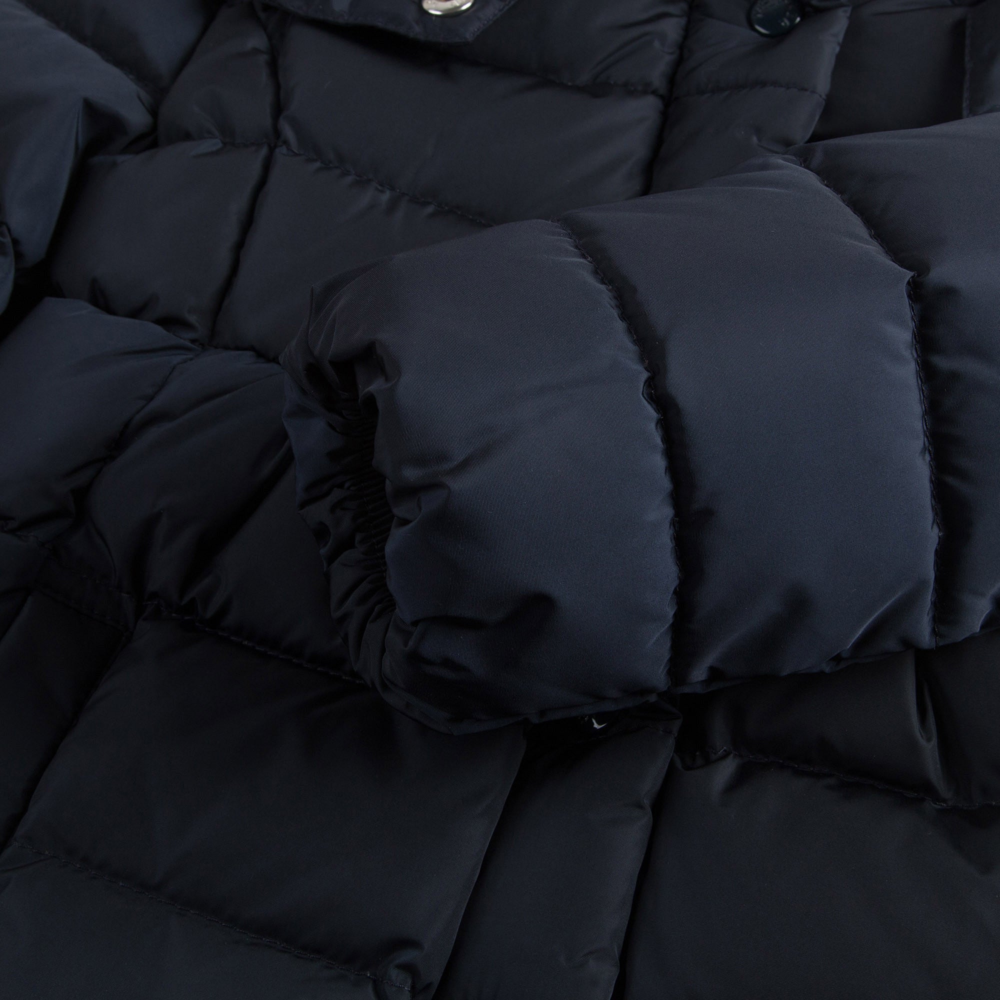 Baby Girls Navy Blue Plush Trims Hooded 'Neste'Jacket - CÉMAROSE | Children's Fashion Store - 6
