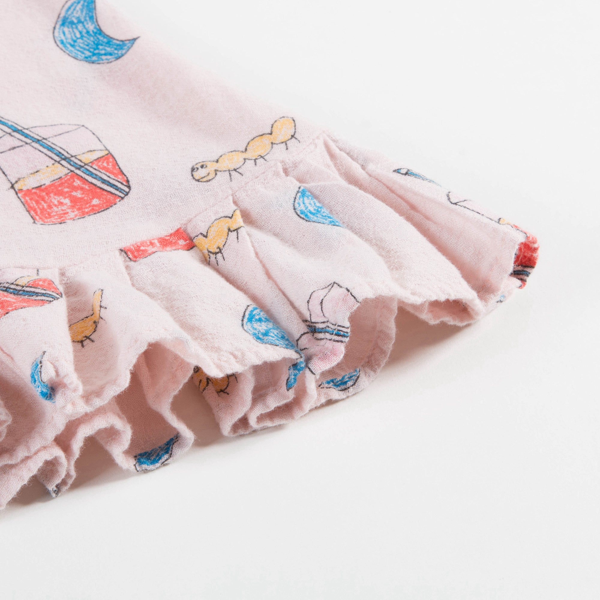 Girls Quartz Glasses Cotton Dress
