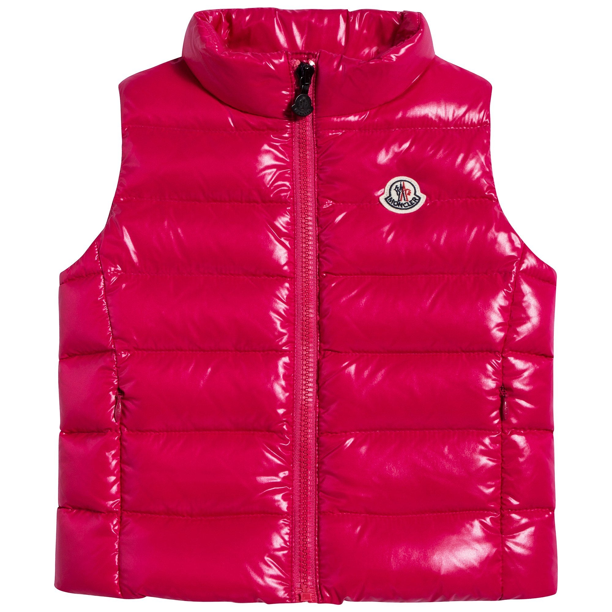 Girls Pink "GHANY" Padded Down Gilet