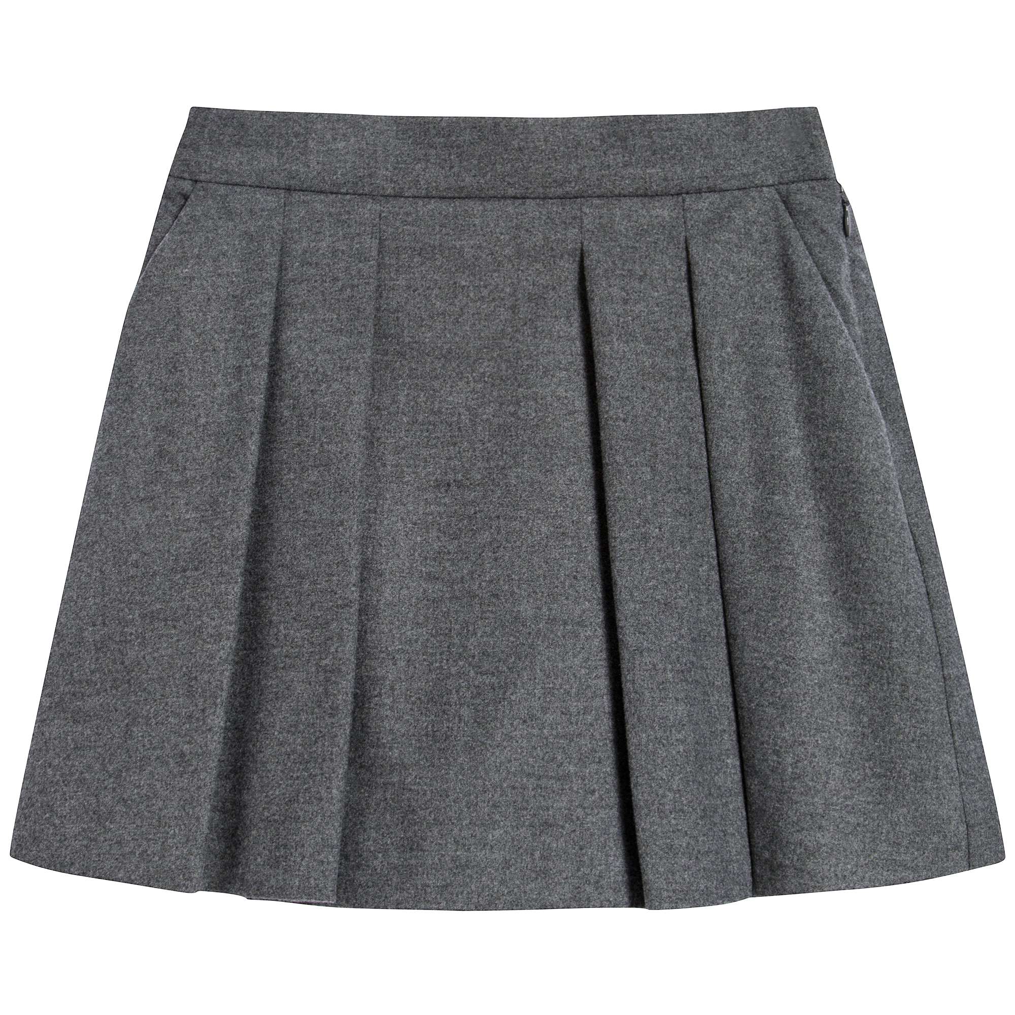 Girls Melange Grey Shorts