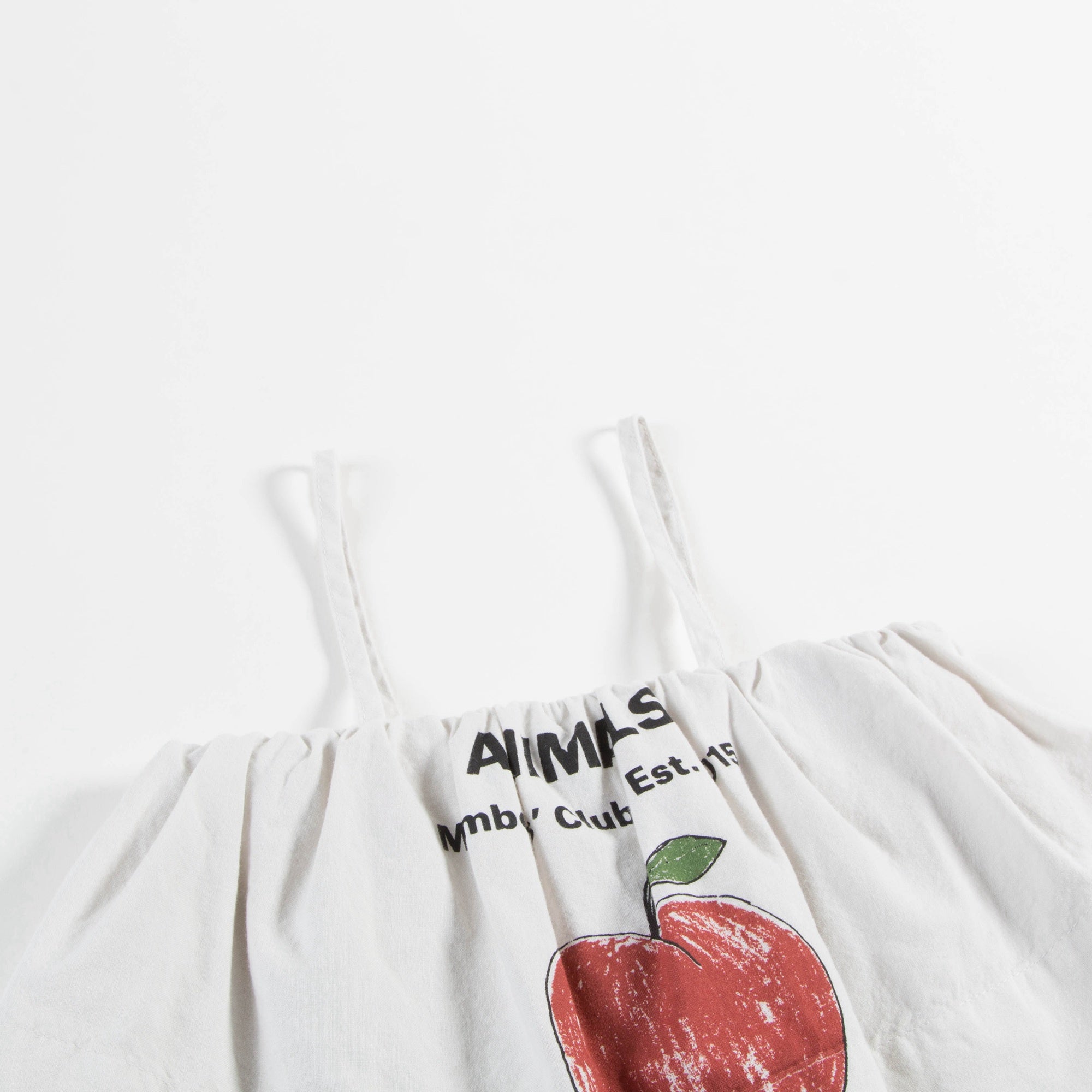Girls Raw White Peach Cotton T-shirt
