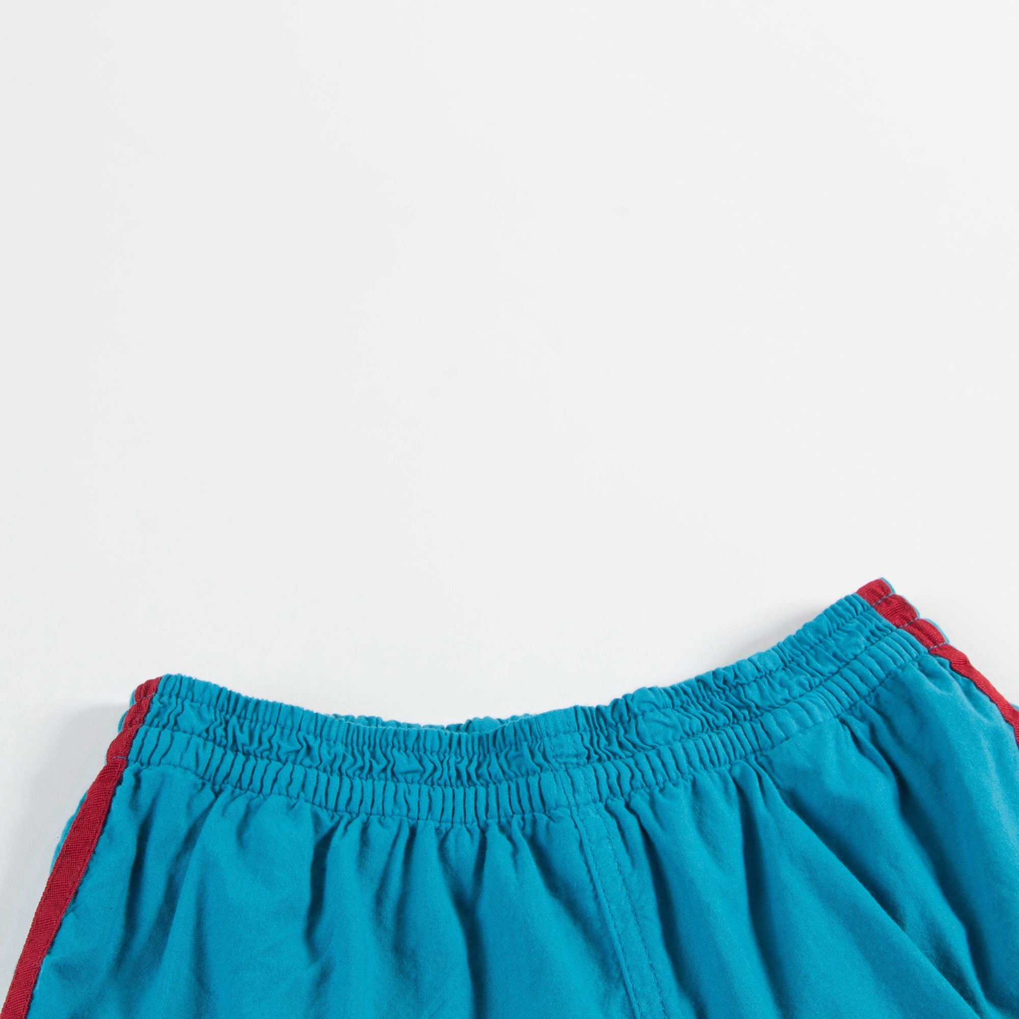 Girls & Boys Blue Biro Cotton Shorts