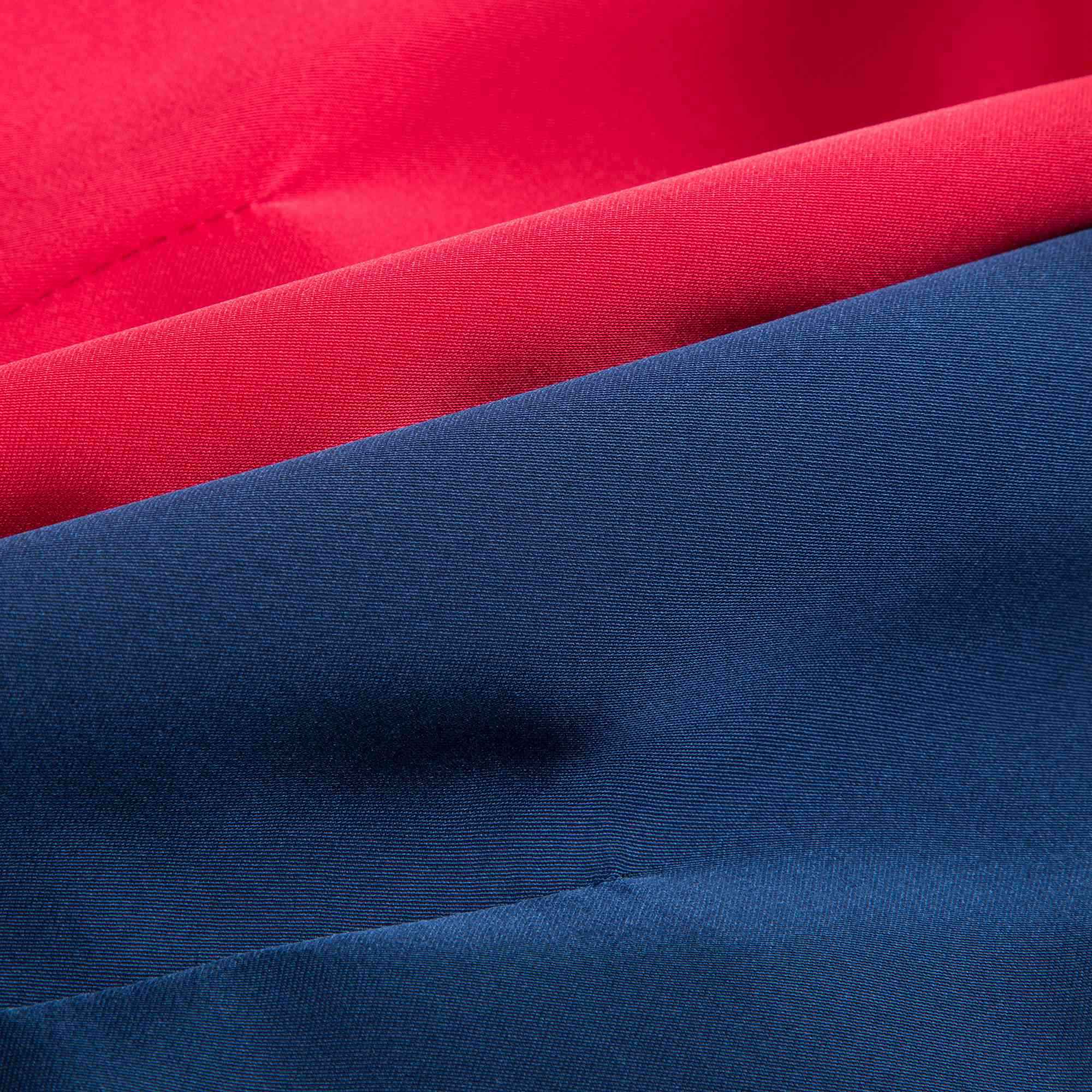 Girls Red & Blue Tao Bust Cotton Shorts