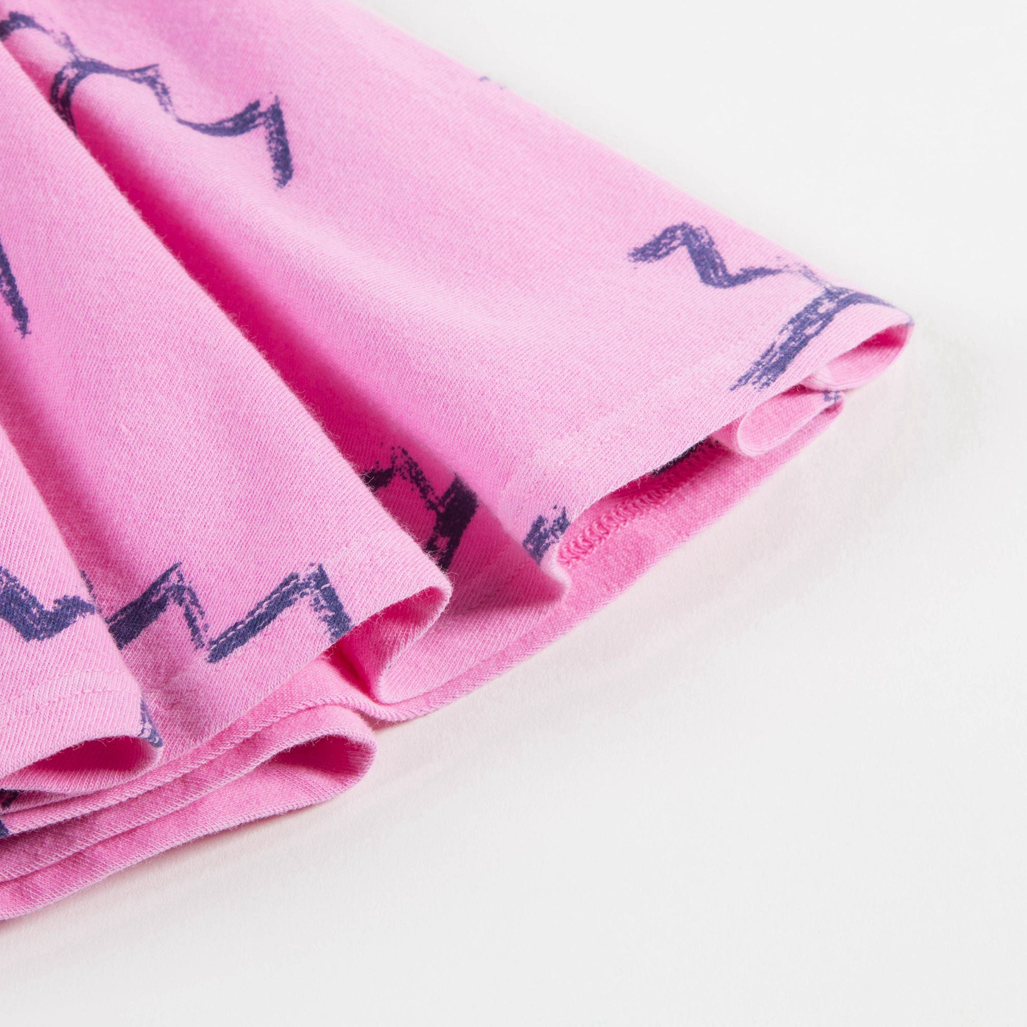 Girls Fuchsia Trees Cotton Skirts