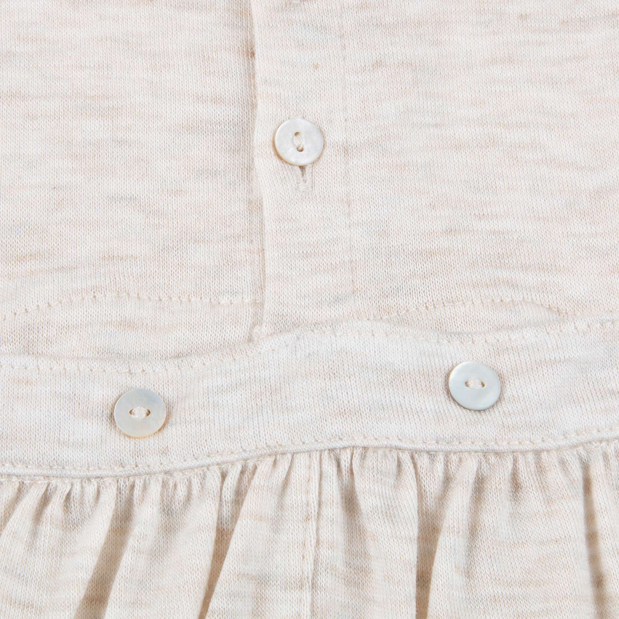 Baby Oatmeal Lyocell Jersey Romper