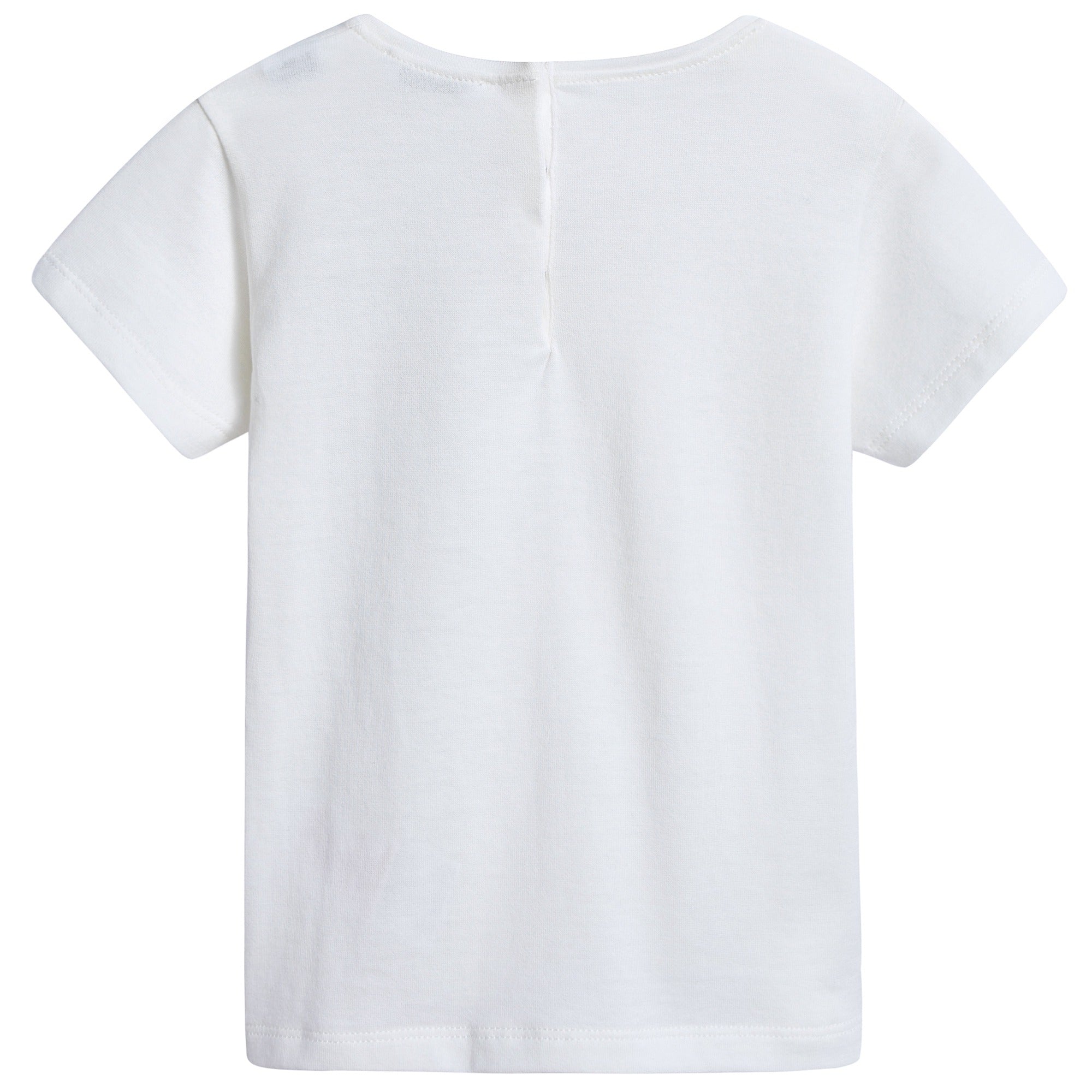 Baby Girls White 鈥淟OVE鈥? Cotton T-shirt