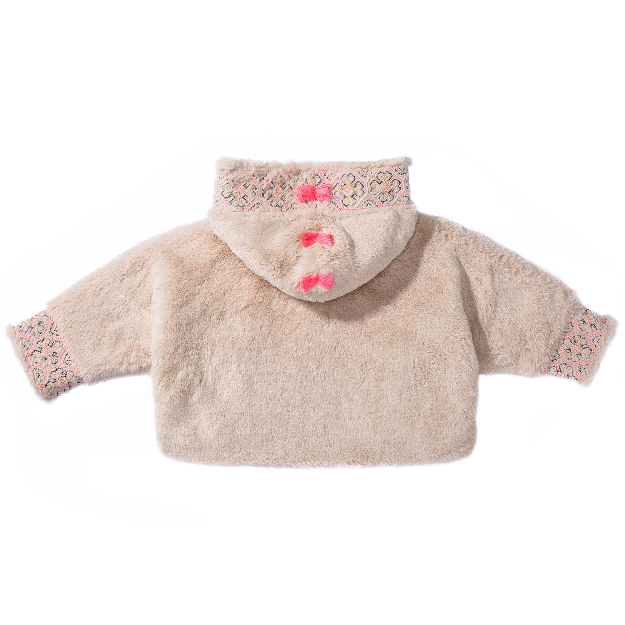 Girls Beige "Felvet" Coat