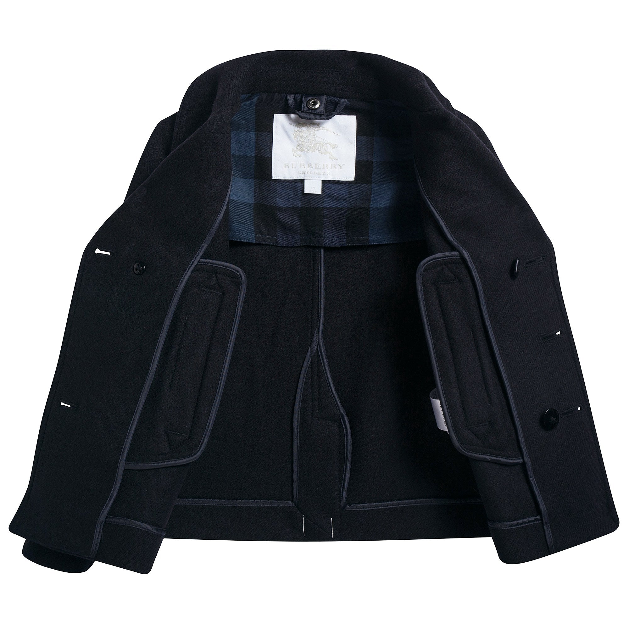 Girls Navy Blue Coat